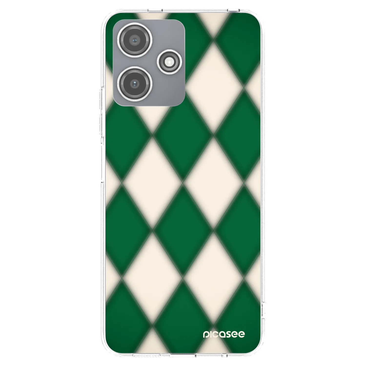 Picasee silikonowe przeźroczyste etui na Xiaomi Redmi 12 5G - Emerald Diamond
