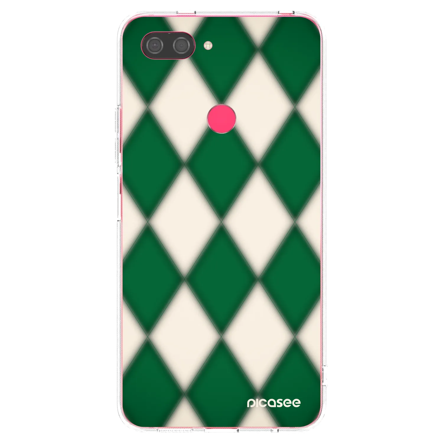 Picasee silikonowe przeźroczyste etui na Xiaomi Mi 8 Lite - Emerald Diamond