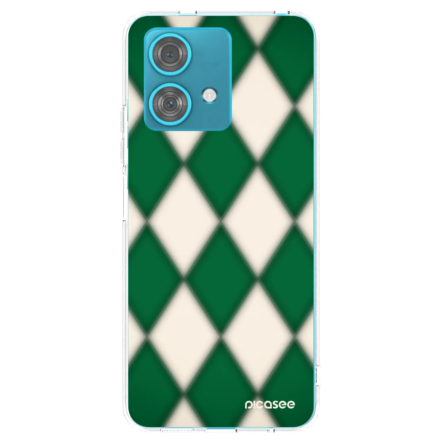 Picasee silikonowe przeźroczyste etui na Motorola Edge 40 Neo - Emerald Diamond