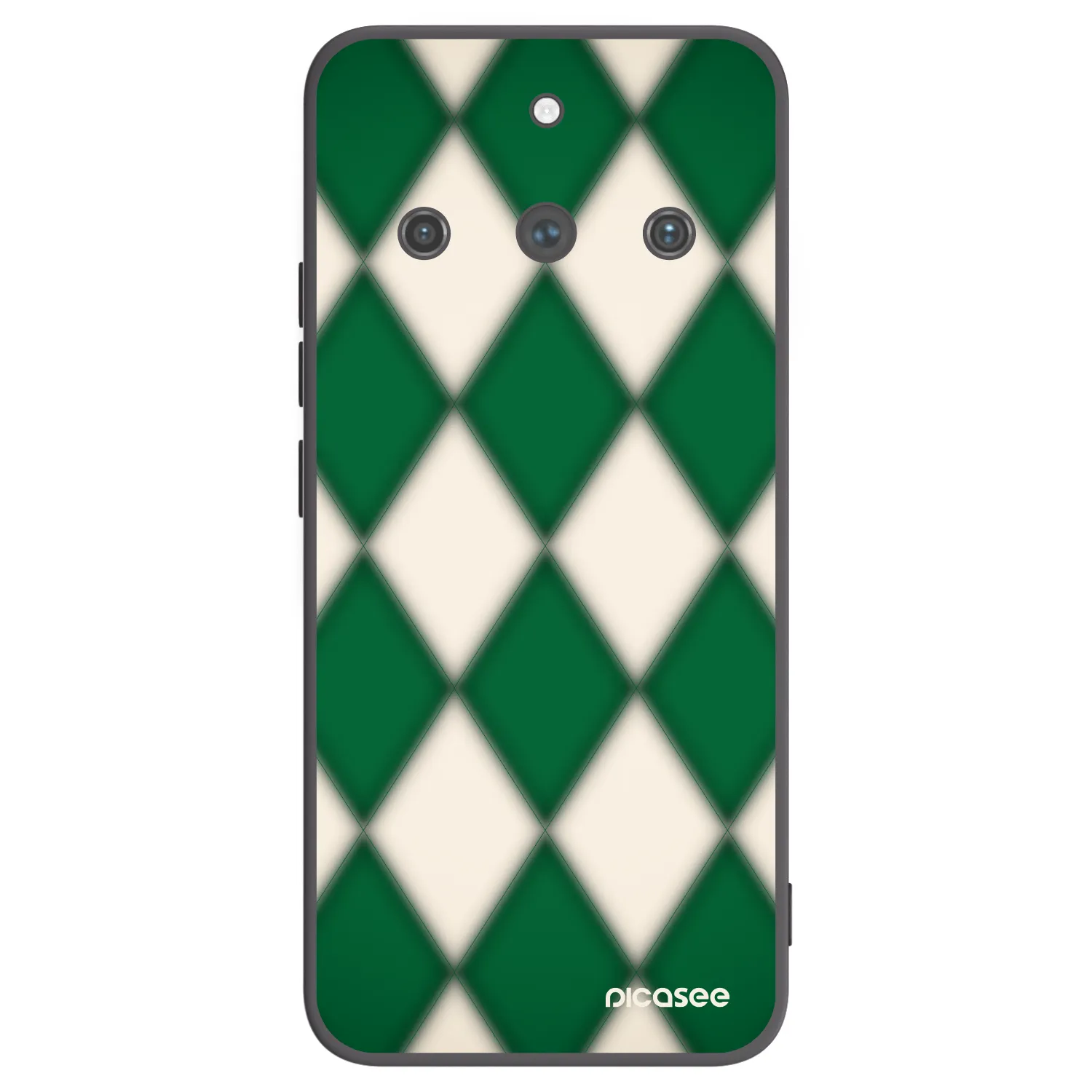 Picasee silikonowe czarne etui na Realme 11 Pro+ - Emerald Diamond