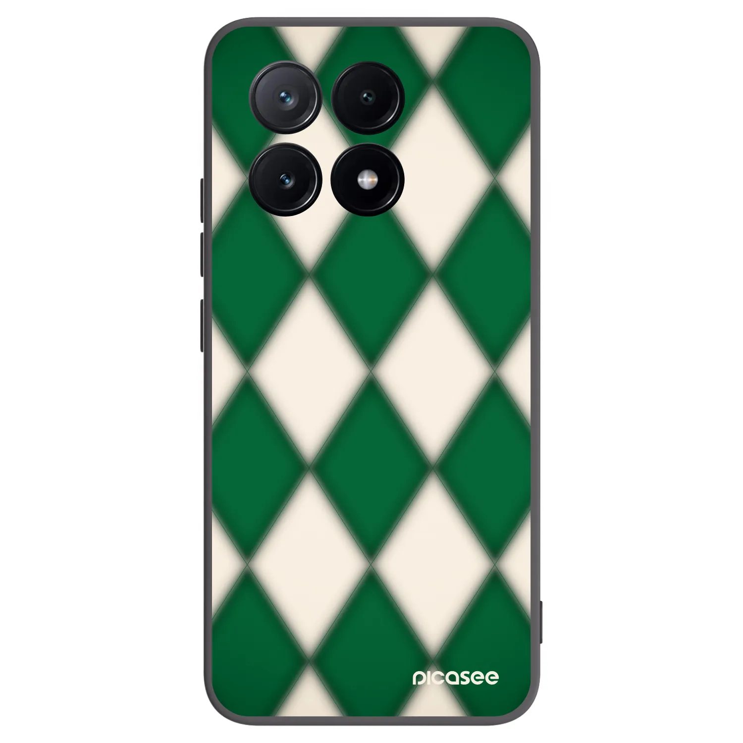 Picasee silikonowe czarne etui na Xiaomi Poco X6 Pro - Emerald Diamond