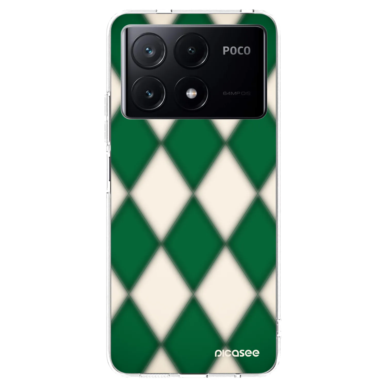 Picasee silikonowe przeźroczyste etui na Xiaomi Poco X6 Pro - Emerald Diamond