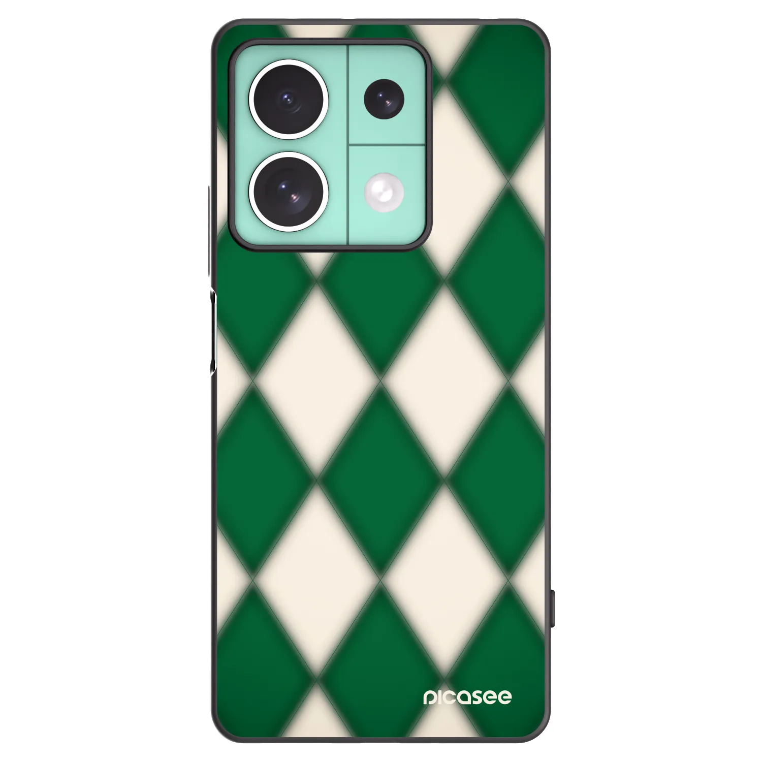 Picasee silikonowe czarne etui na Xiaomi Redmi Note 13 5G - Emerald Diamond