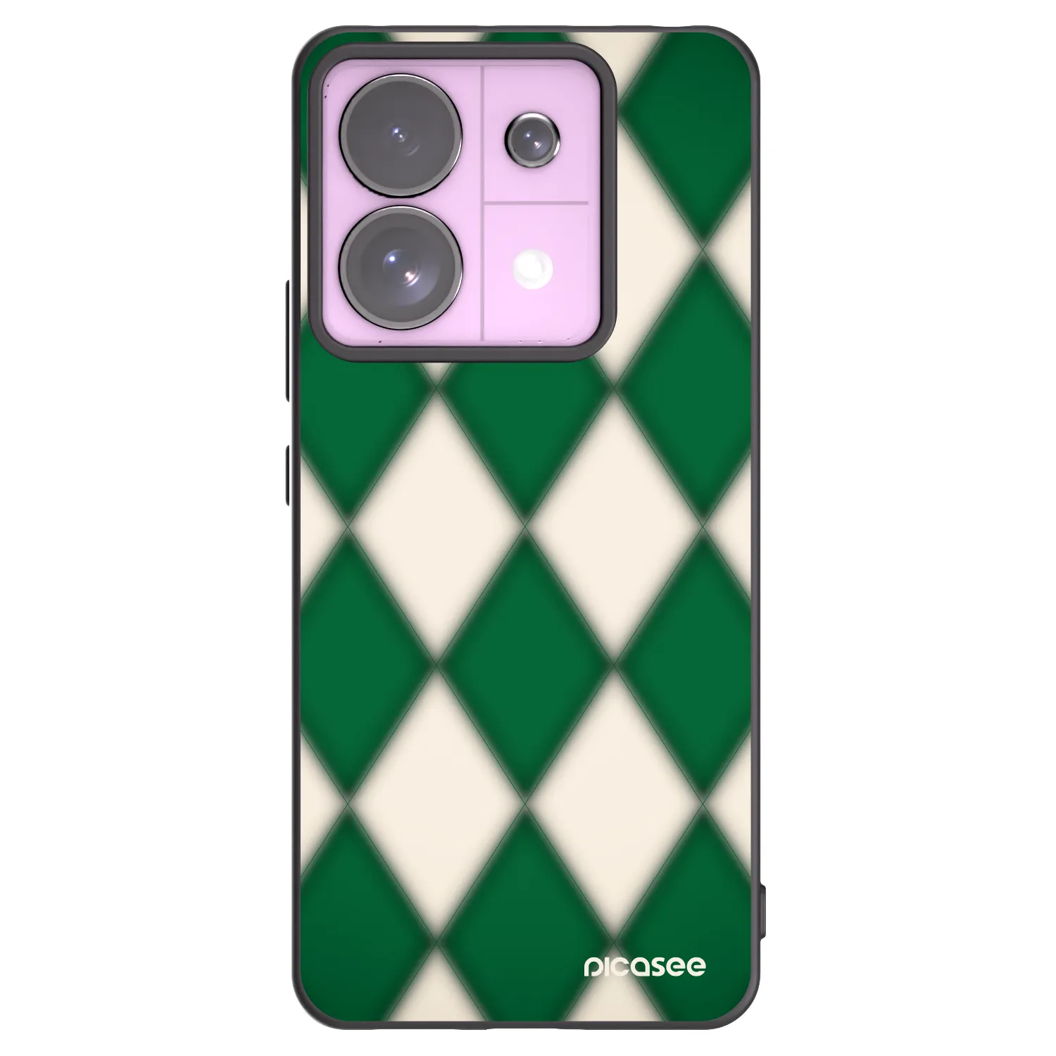 Picasee silikonowe czarne etui na Xiaomi Redmi Note 13 Pro 5G - Emerald Diamond