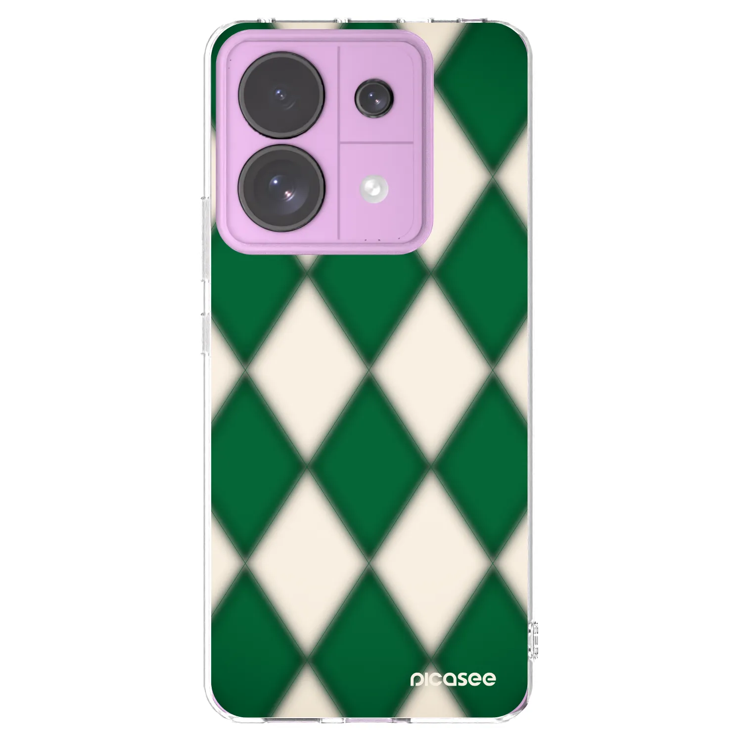 Picasee silikonowe przeźroczyste etui na Xiaomi Redmi Note 13 Pro 5G - Emerald Diamond