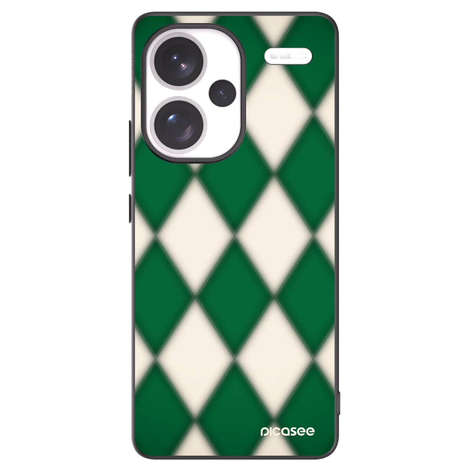 Picasee silikonowe czarne etui na Xiaomi Redmi Note 13 Pro+ 5G - Emerald Diamond