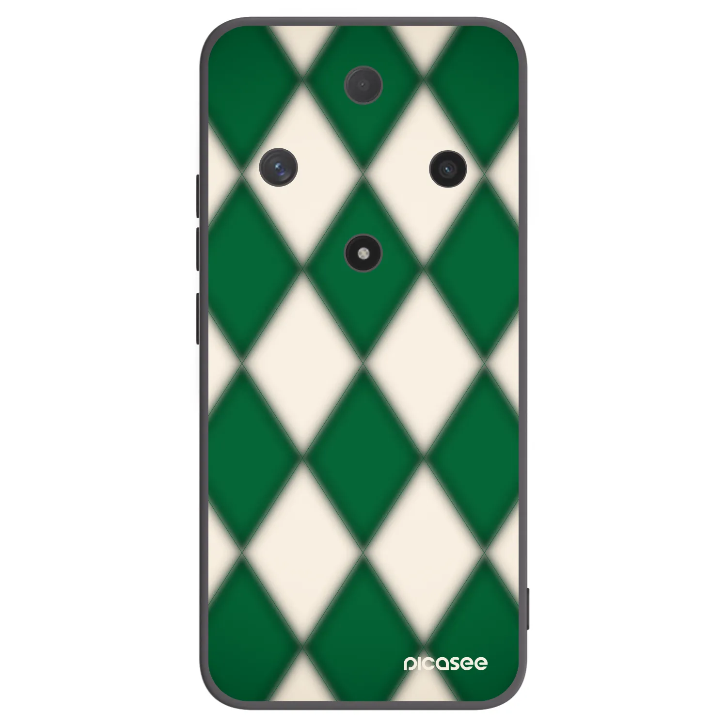 Picasee silikonowe czarne etui na Honor Magic6 Lite 5G - Emerald Diamond