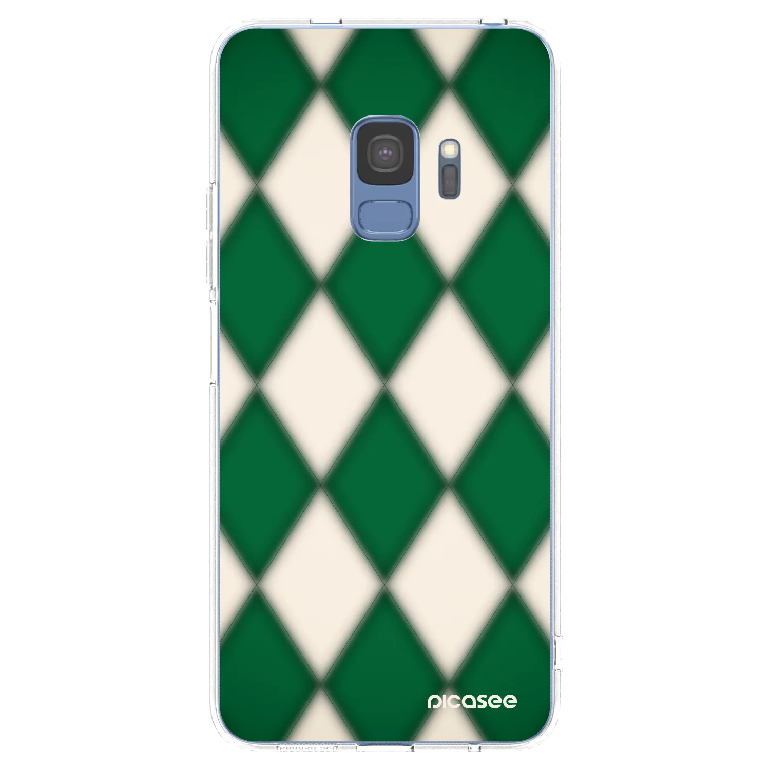 Picasee silikonowe przeźroczyste etui na Samsung Galaxy S9 G960F - Emerald Diamond