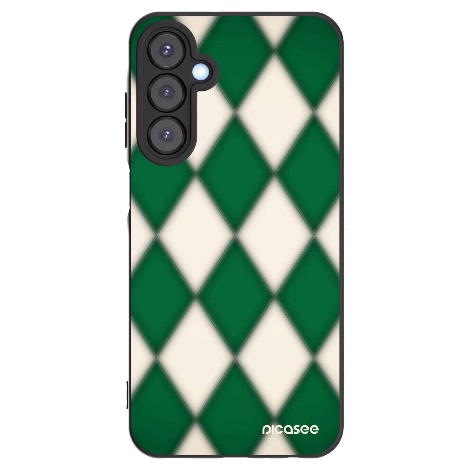 Picasee silikonowe czarne etui na Samsung Galaxy A25 A256B 5G - Emerald Diamond
