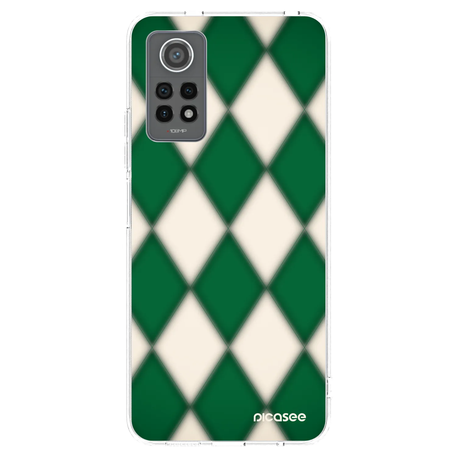 Picasee silikonowe przeźroczyste etui na Xiaomi Redmi Note 12 Pro 4G - Emerald Diamond