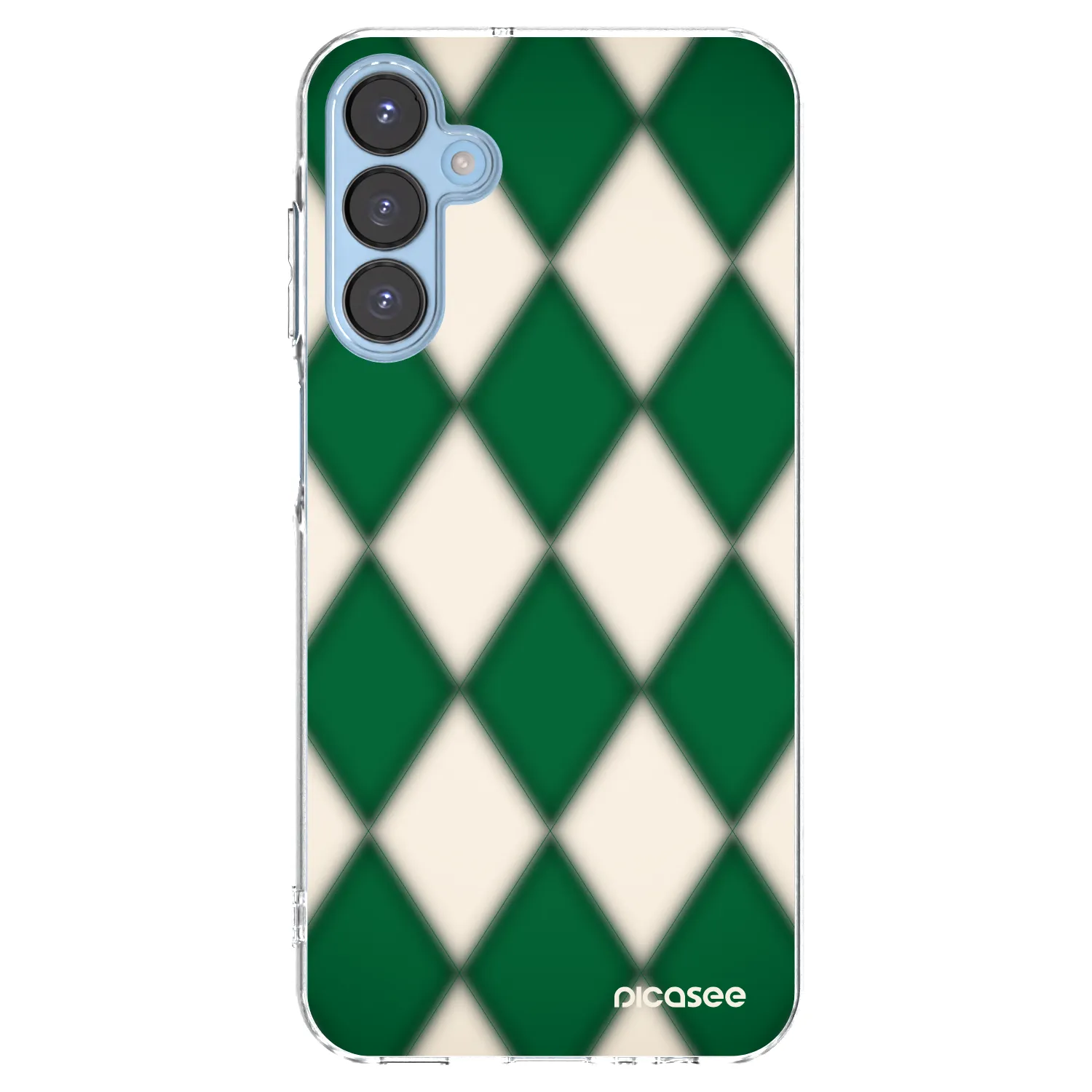 Picasee silikonowe przeźroczyste etui na Samsung Galaxy A15 A156B 5G - Emerald Diamond