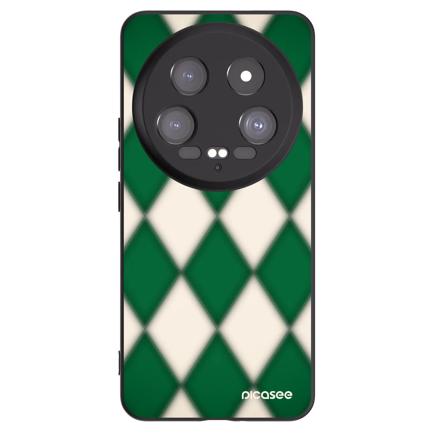 Picasee silikonowe czarne etui na Xiaomi 14 Ultra - Emerald Diamond