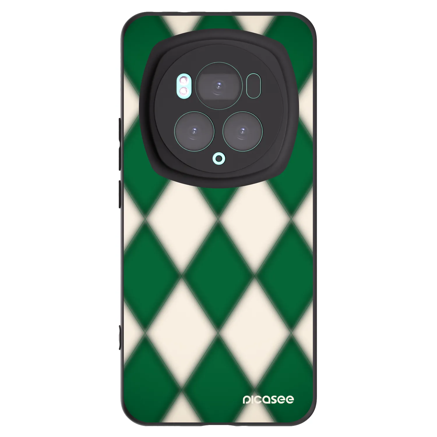 Picasee silikonowe czarne etui na Honor Magic6 Pro - Emerald Diamond