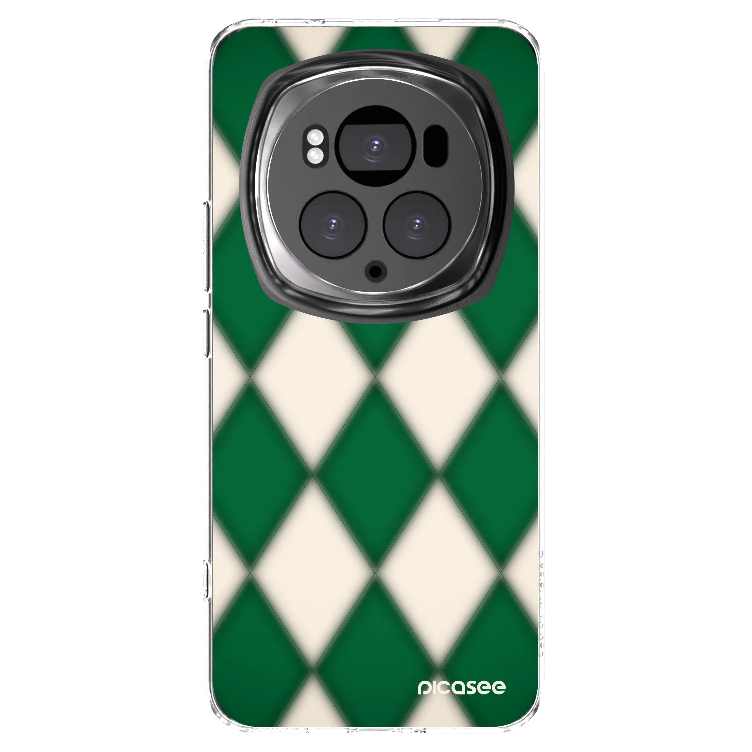 Picasee silikonowe przeźroczyste etui na Honor Magic6 Pro - Emerald Diamond