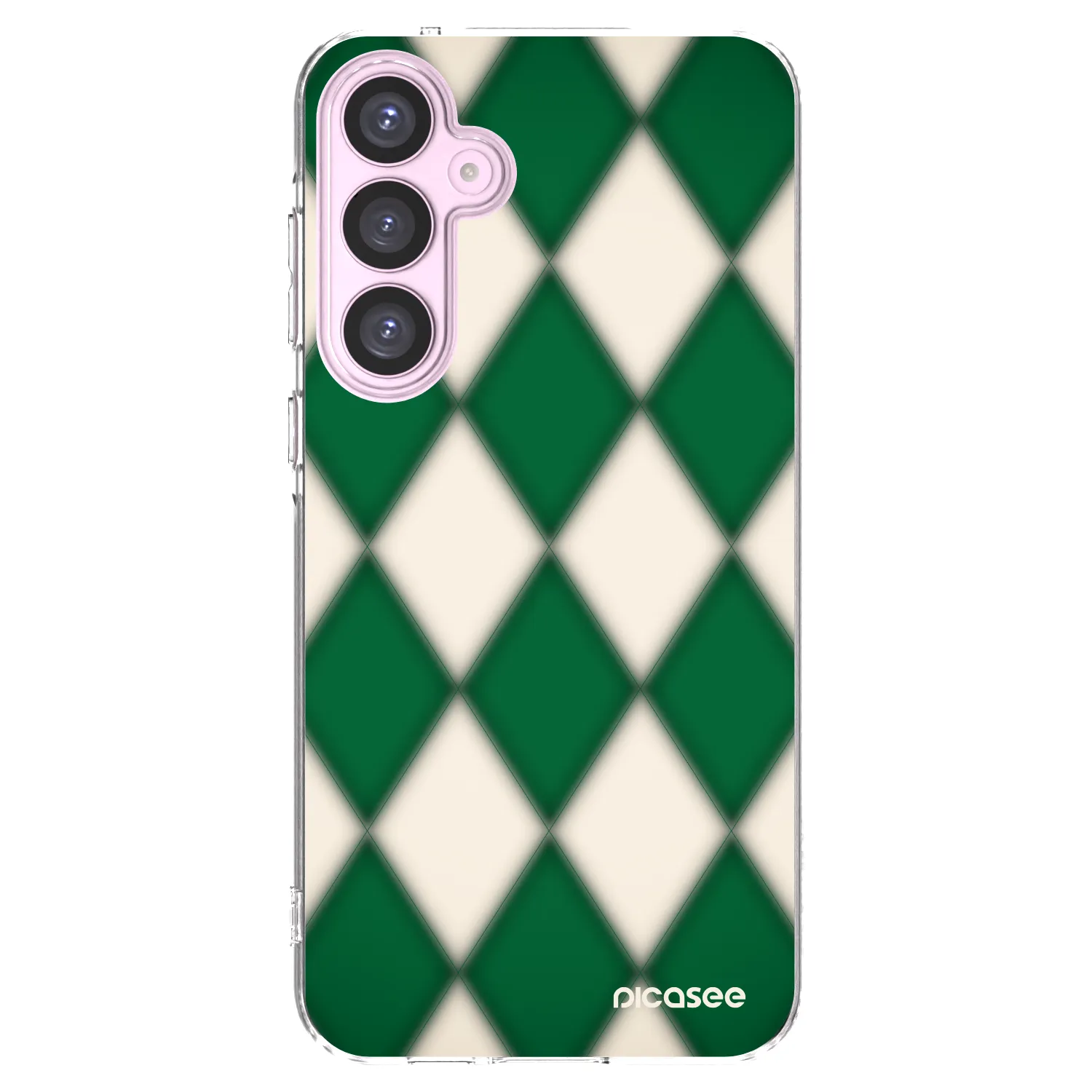 Picasee silikonowe przeźroczyste etui na Samsung Galaxy A55 5G A556B - Emerald Diamond