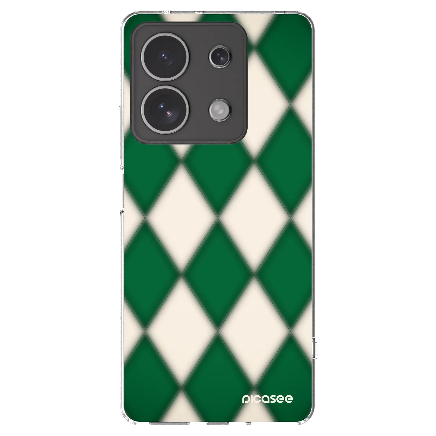 Picasee silikonowe przeźroczyste etui na Xiaomi Redmi Note 13 4G - Emerald Diamond