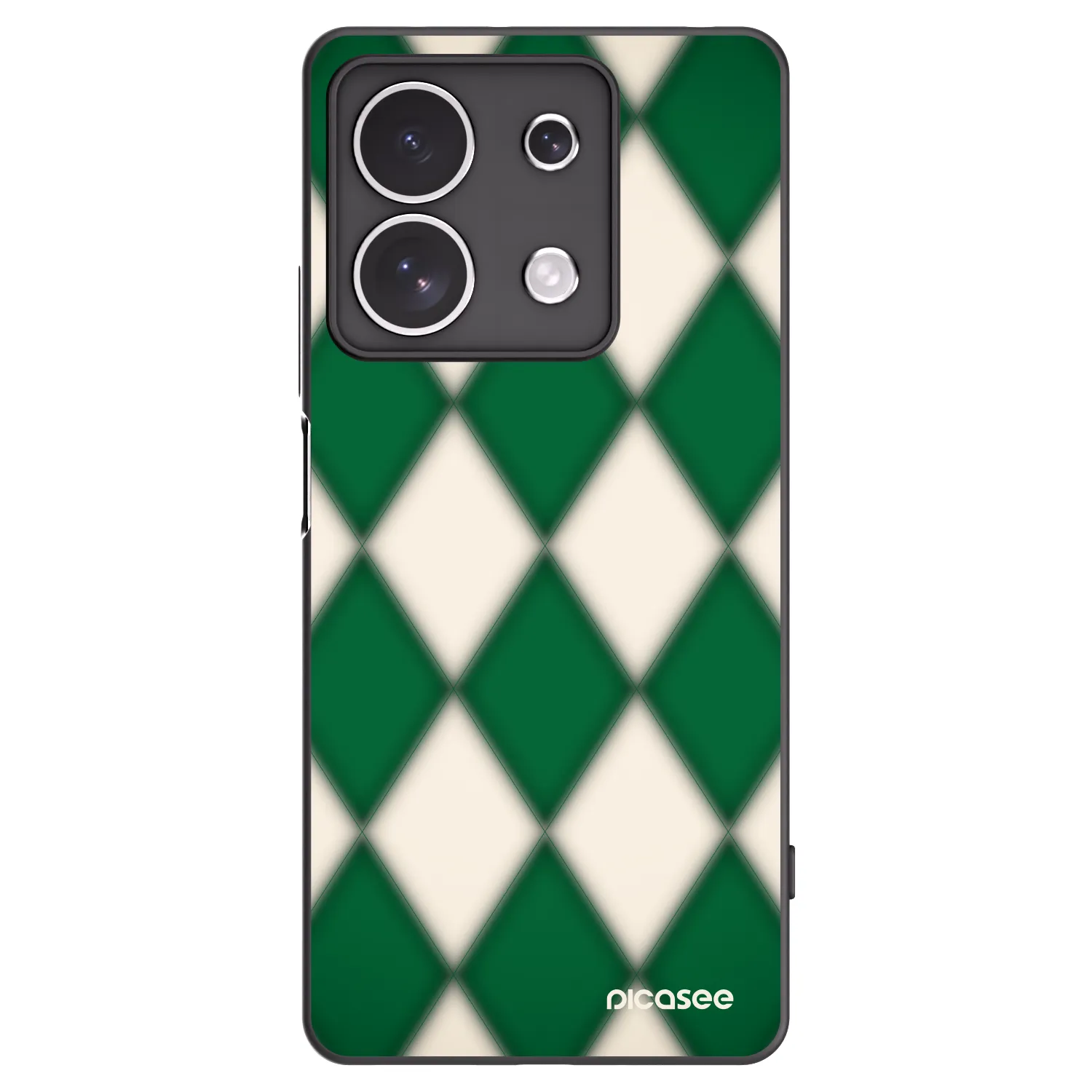 Picasee silikonowe czarne etui na Xiaomi Redmi Note 13 4G - Emerald Diamond