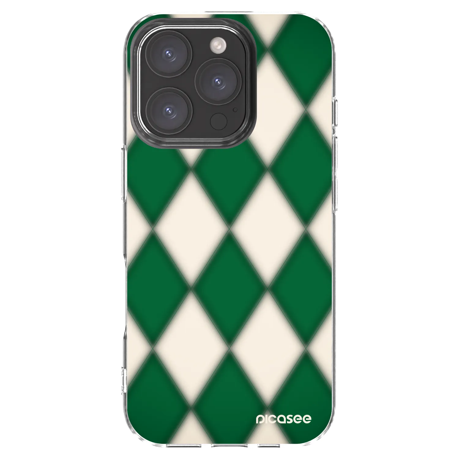 Picasee silikonowe przeźroczyste etui na Apple iPhone 16 Pro - Emerald Diamond