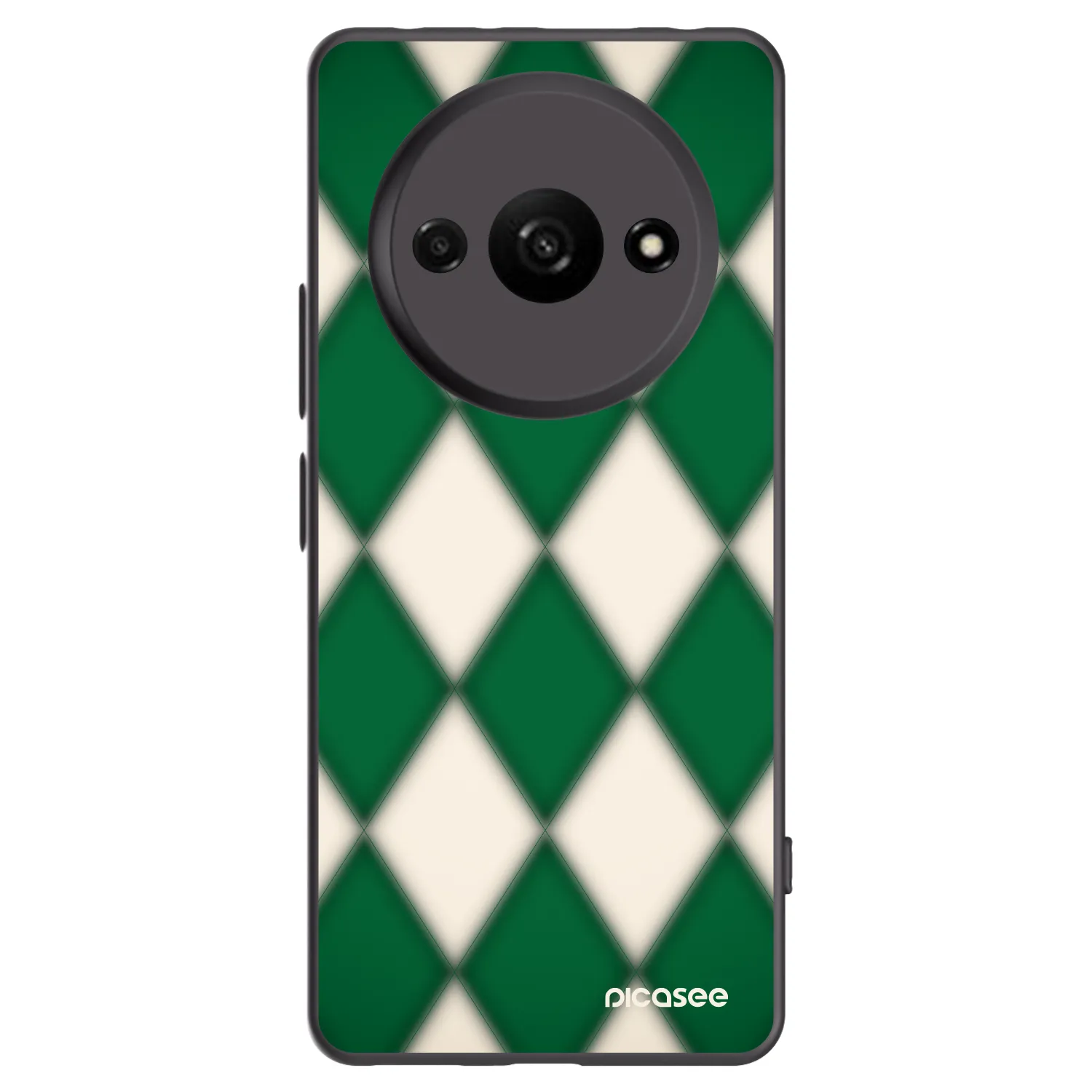 Picasee silikonowe czarne etui na Xiaomi Redmi A3 - Emerald Diamond