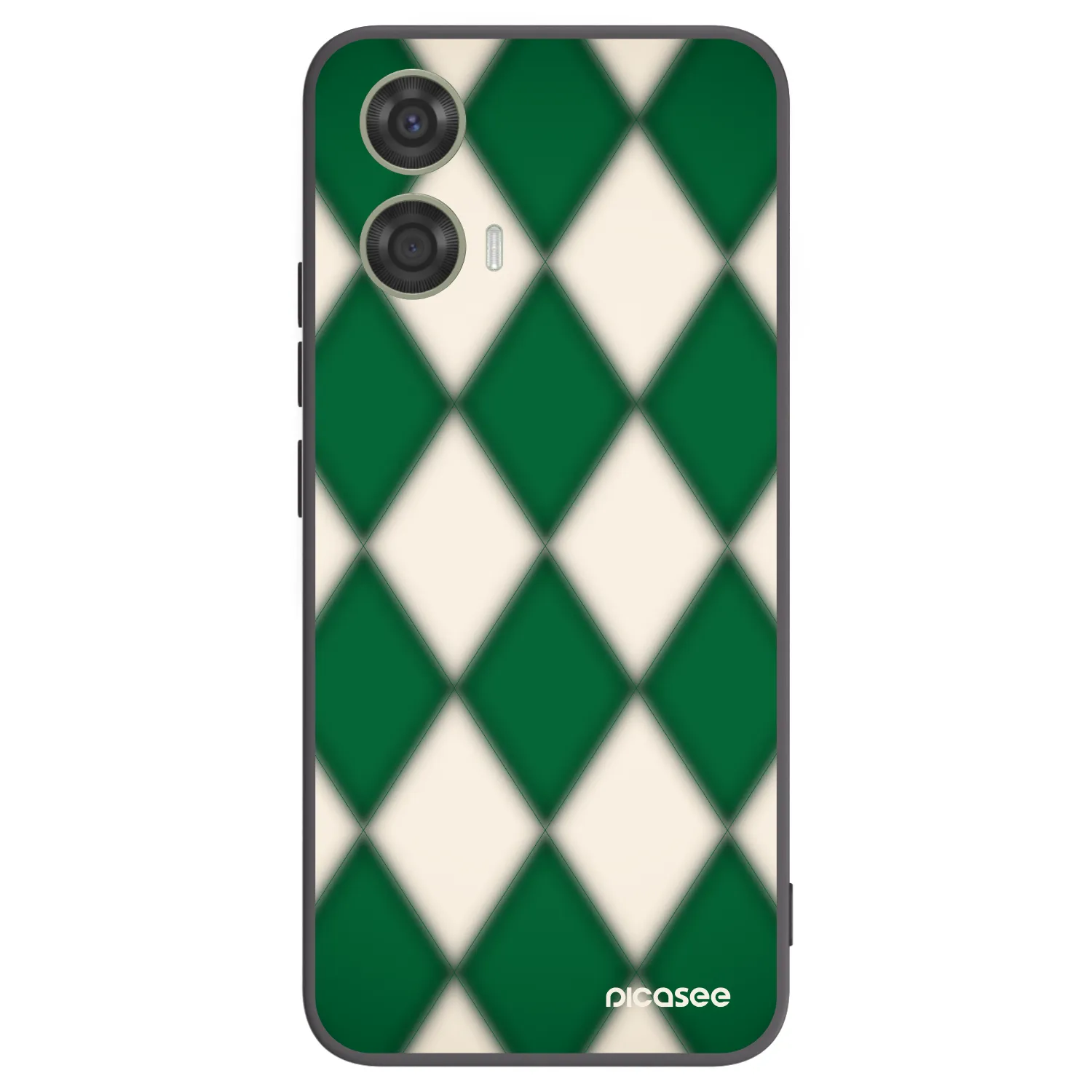 Picasee silikonowe czarne etui na Motorola Moto G24 - Emerald Diamond