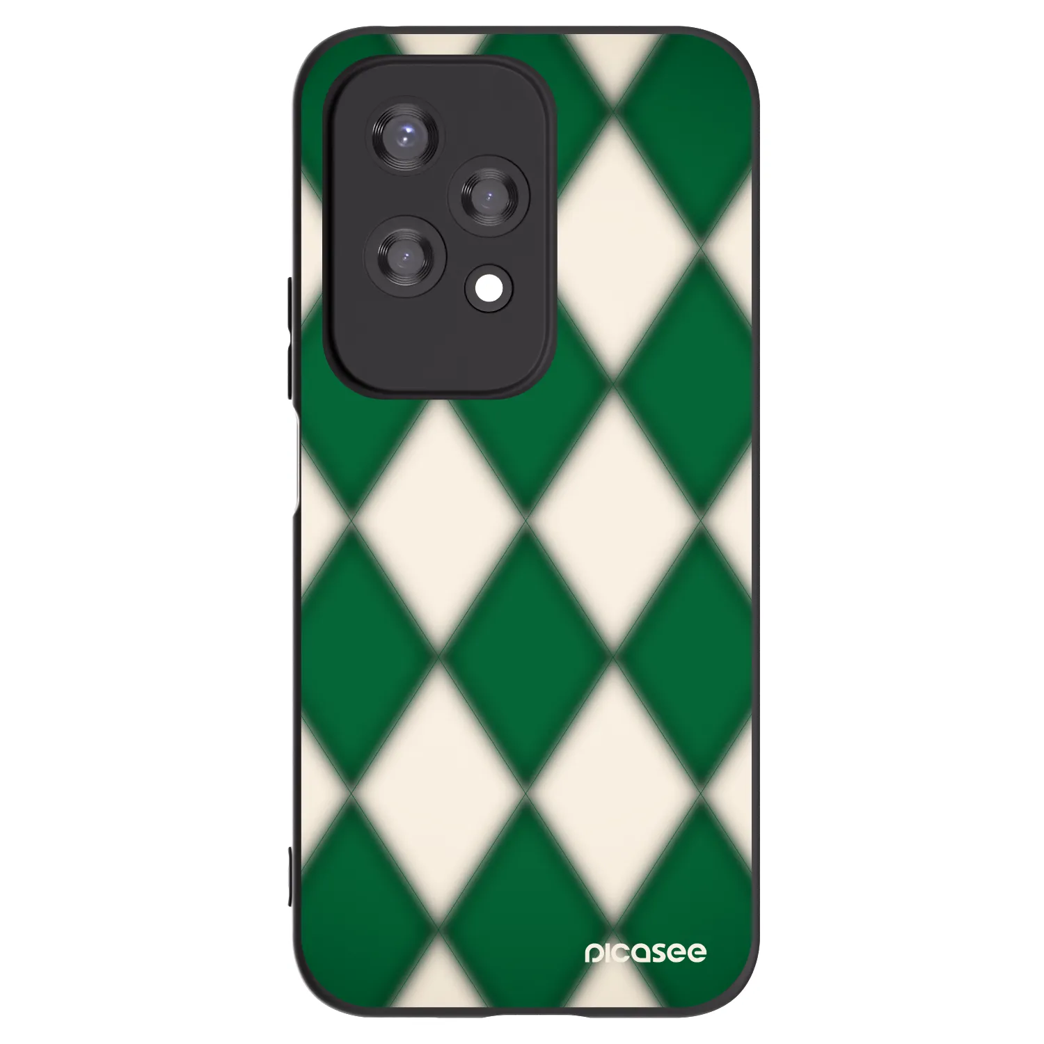 Picasee silikonowe czarne etui na Honor 200 Lite - Emerald Diamond
