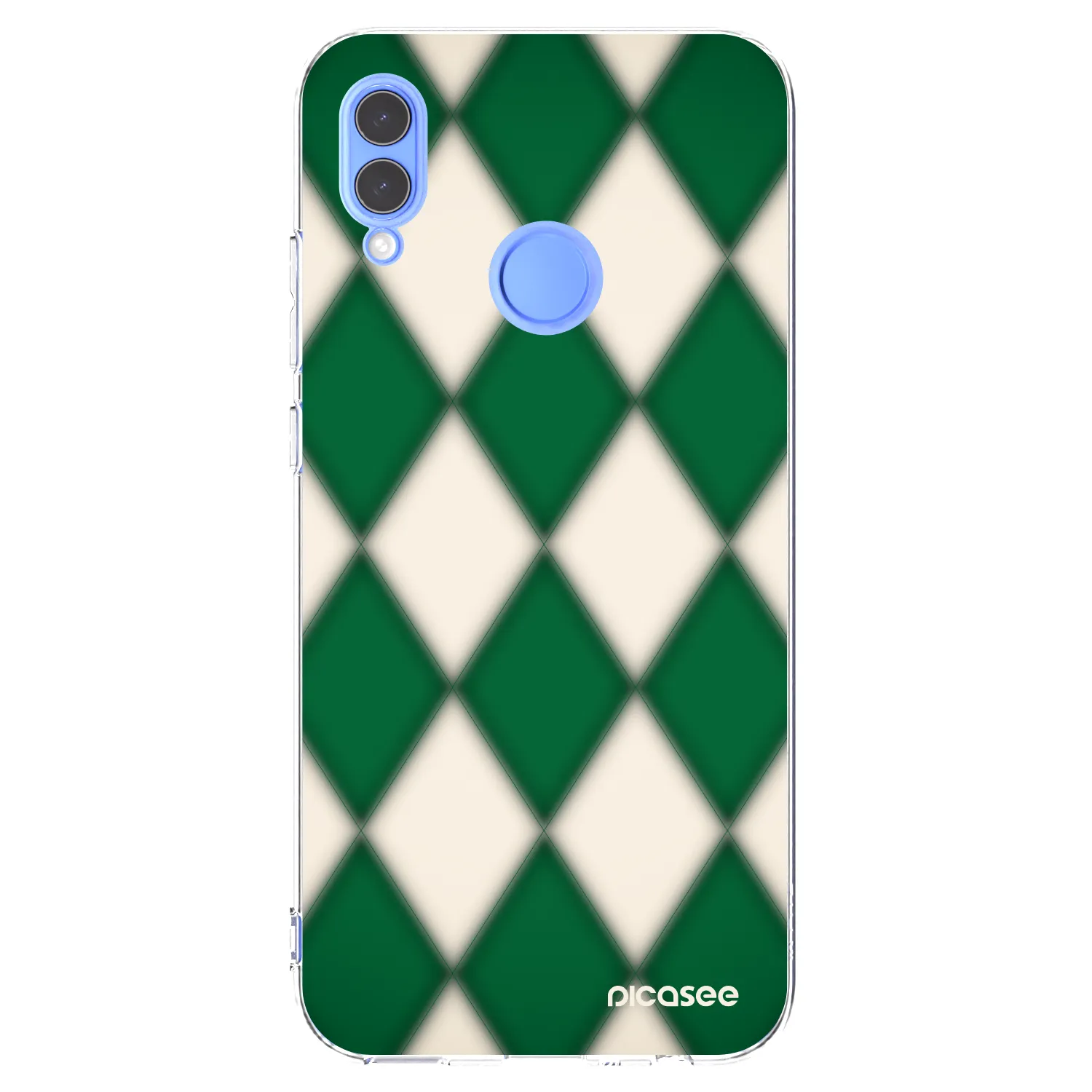 Picasee silikonowe przeźroczyste etui na Honor 10 Lite - Emerald Diamond