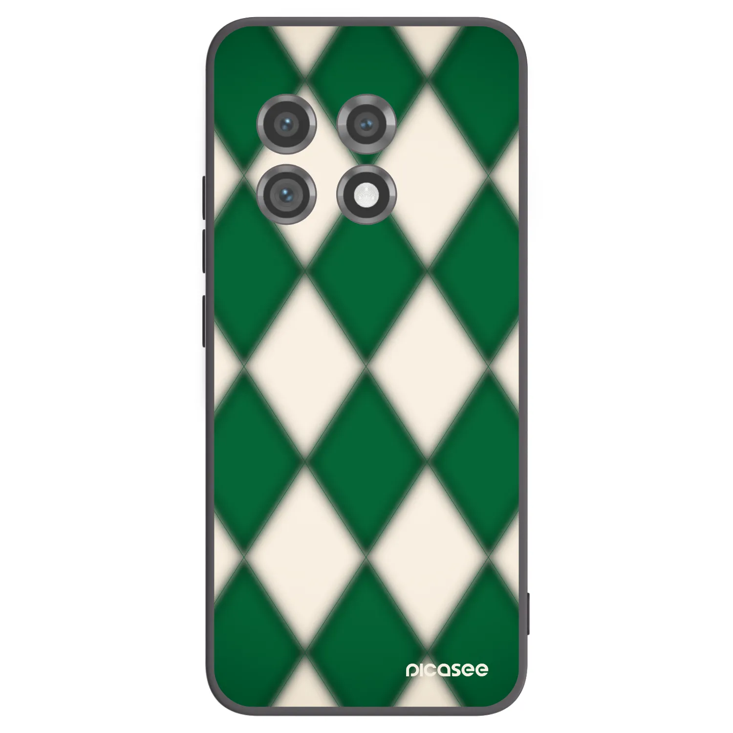 Picasee silikonowe czarne etui na OnePlus 11 5G - Emerald Diamond