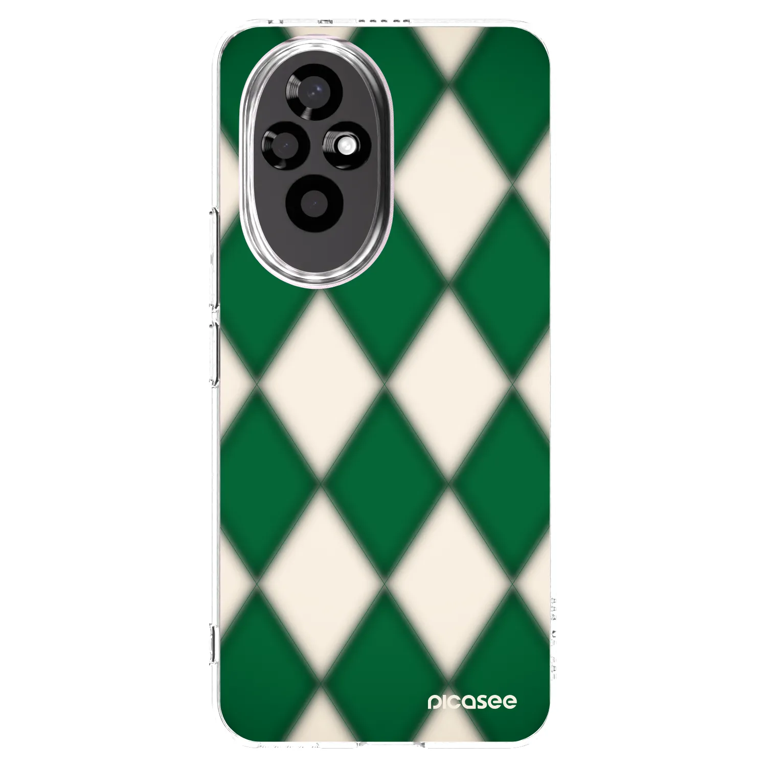 Picasee silikonowe przeźroczyste etui na Honor 200 Pro 5G - Emerald Diamond