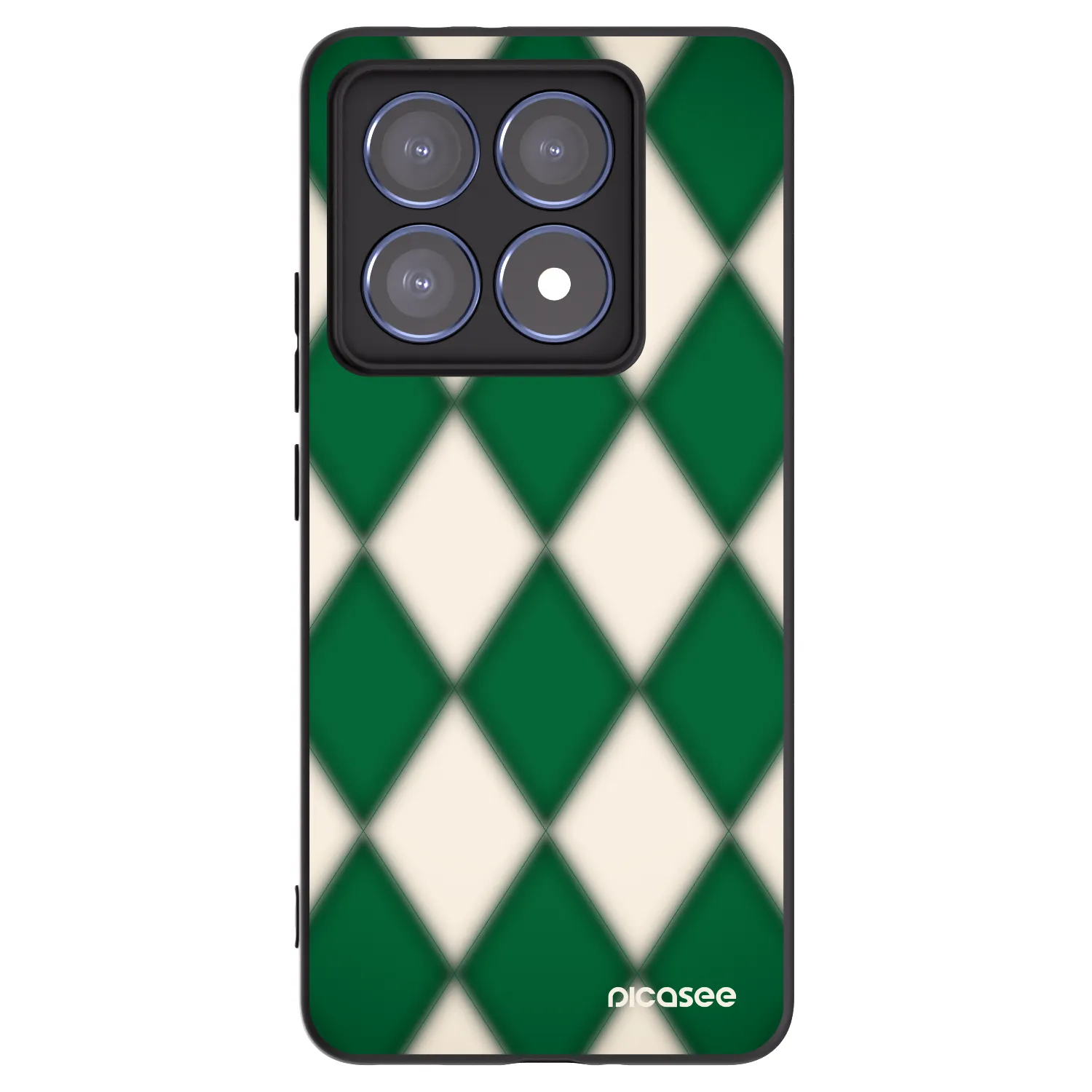 Picasee silikonowe czarne etui na Xiaomi 14T Pro - Emerald Diamond
