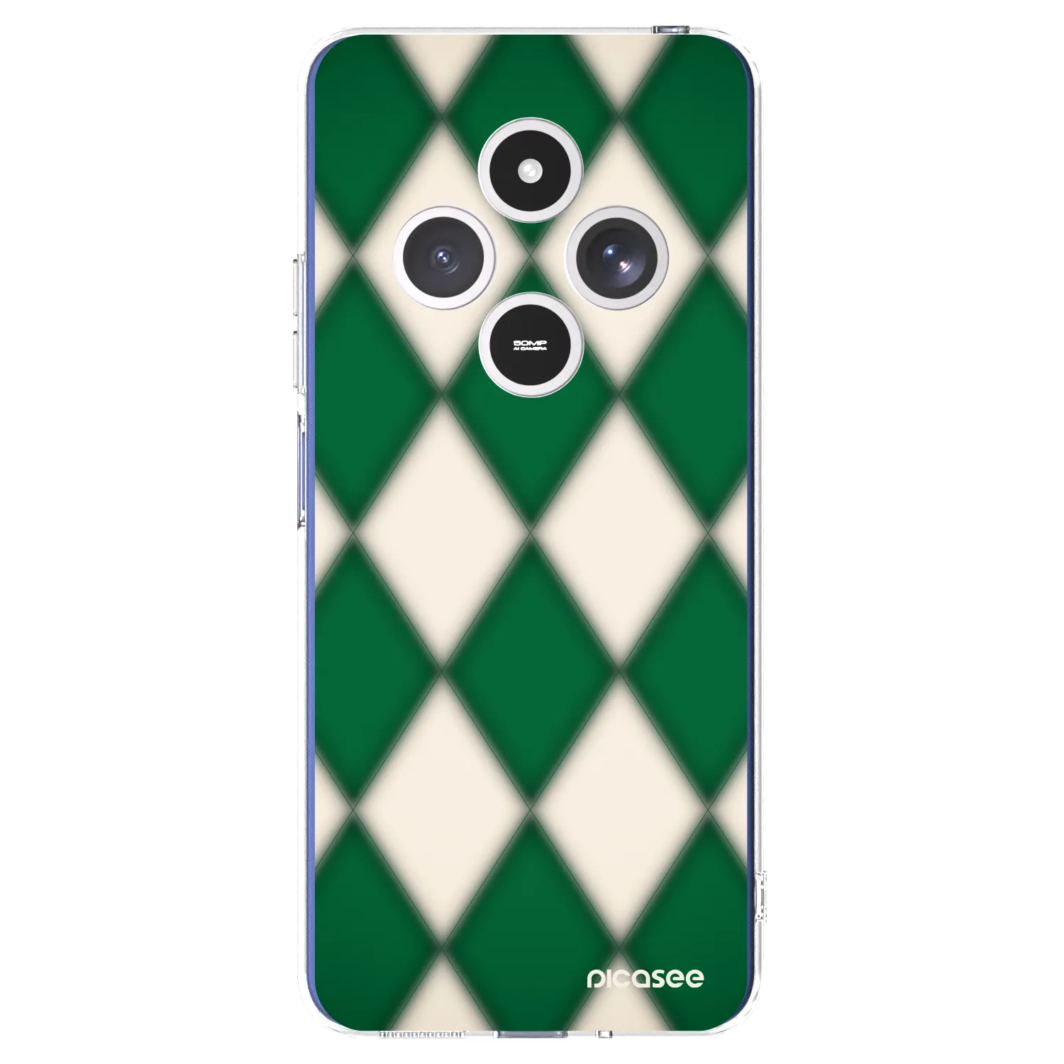 Picasee silikonowe przeźroczyste etui na Xiaomi Redmi 14C - Emerald Diamond