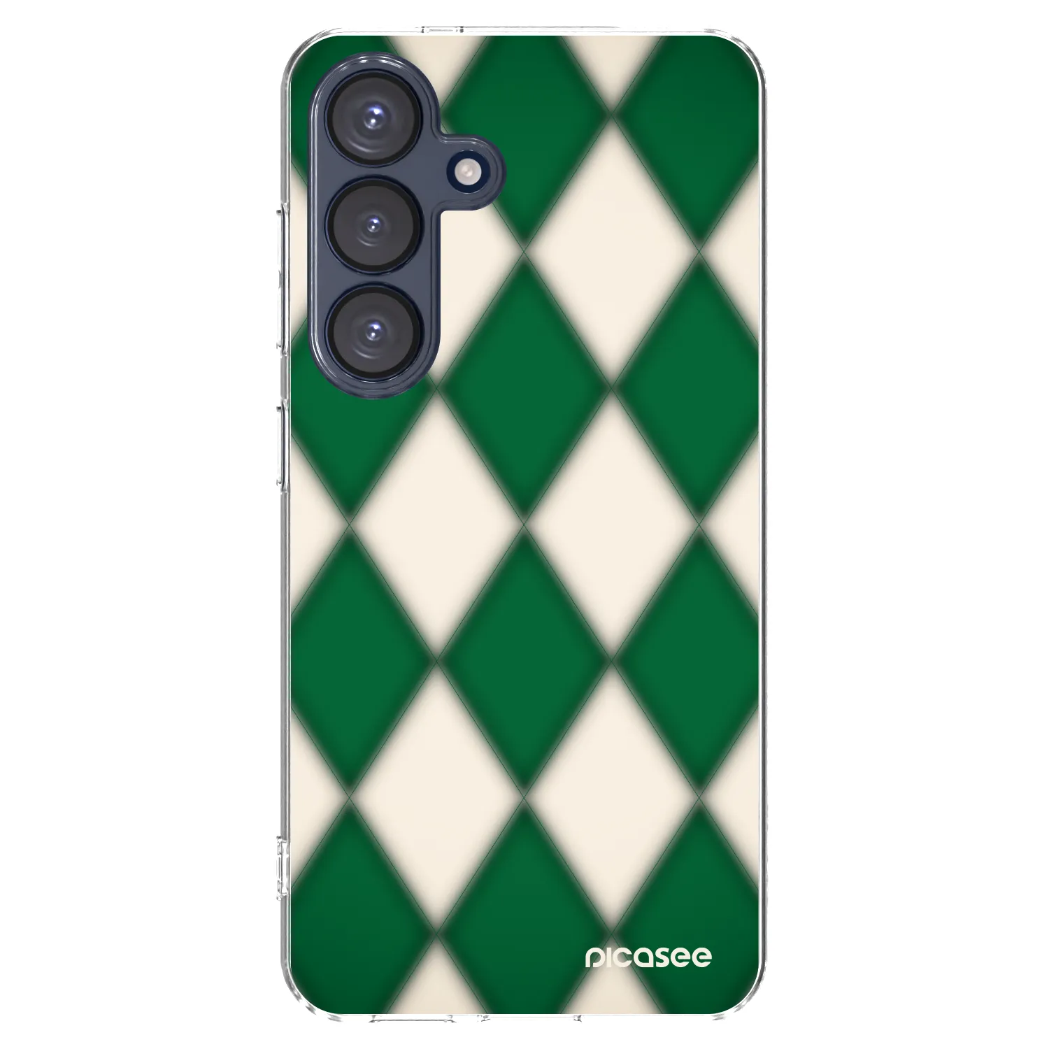 Picasee silikonowe przeźroczyste etui na Samsung Galaxy S25 5G - Emerald Diamond