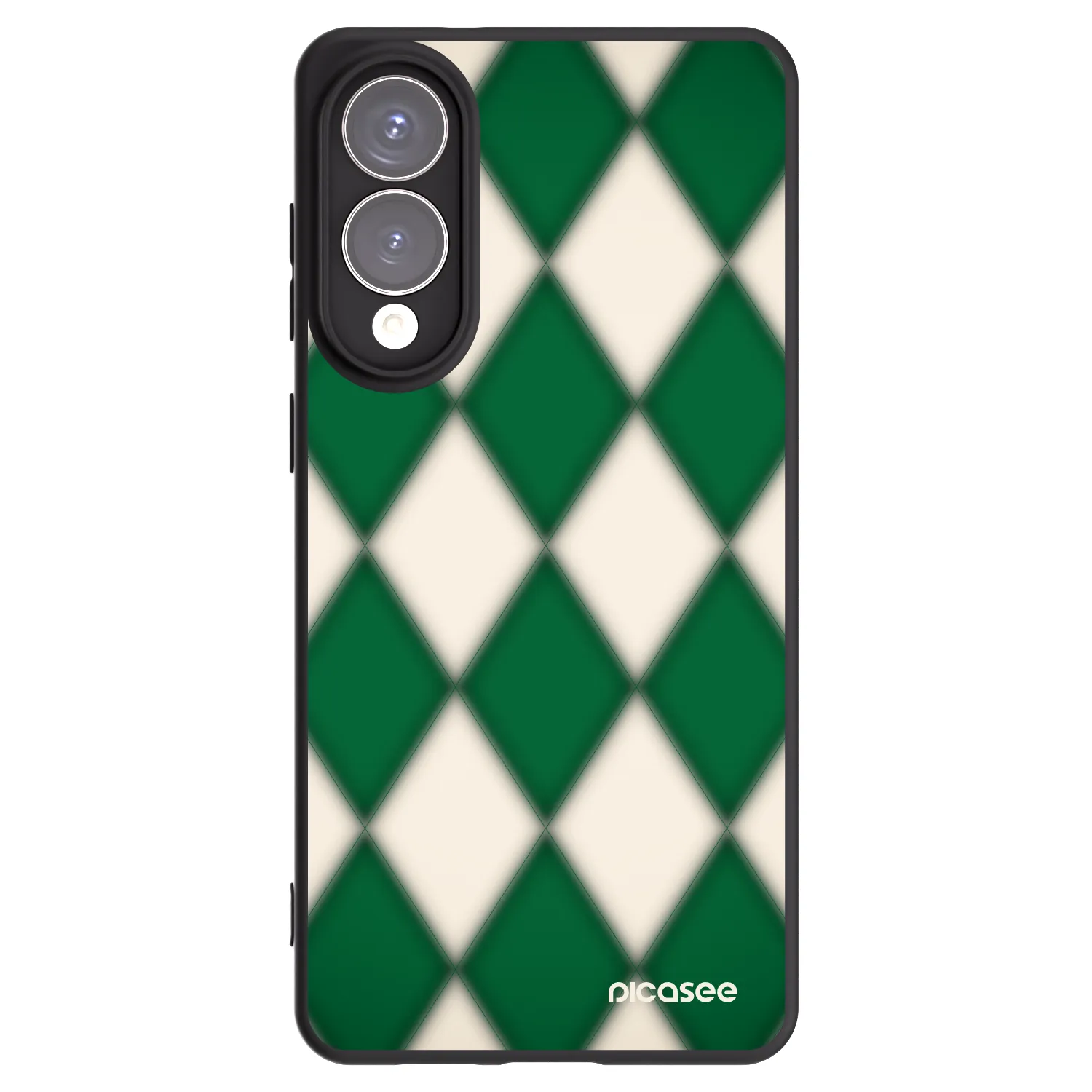 Picasee silikonowe czarne etui na Samsung Galaxy S25 Edge 5G - Emerald Diamond