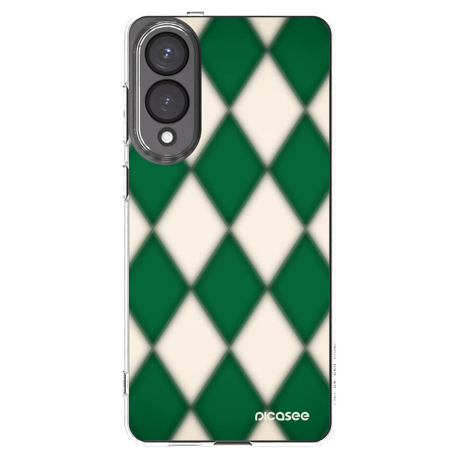 Picasee silikonowe przeźroczyste etui na Samsung Galaxy S25 Edge 5G - Emerald Diamond