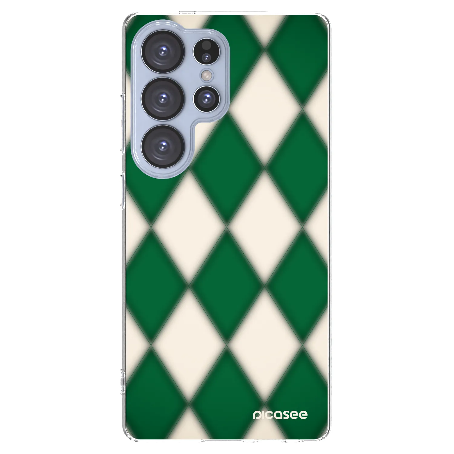 Picasee silikonowe przeźroczyste etui na Samsung Galaxy S25 Ultra 5G - Emerald Diamond