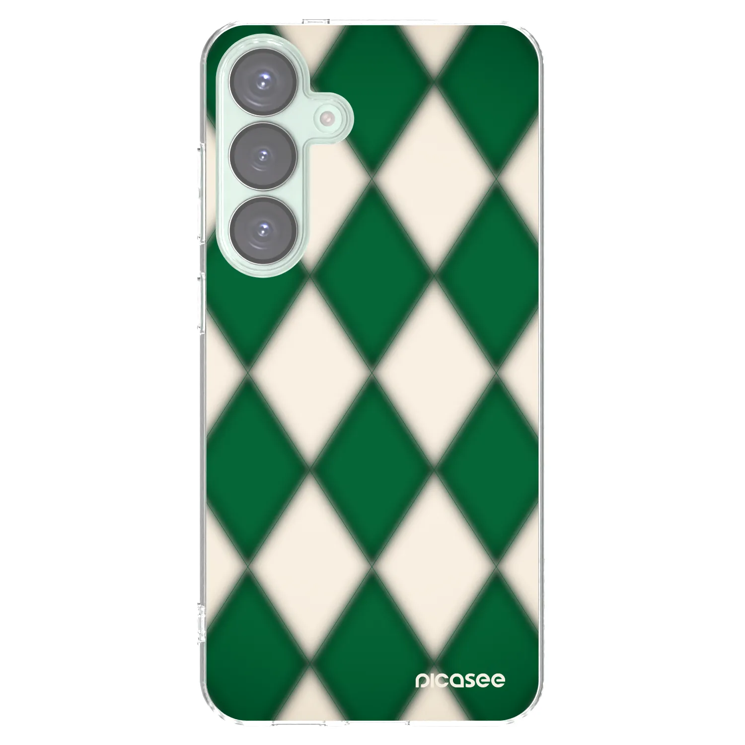 Picasee silikonowe przeźroczyste etui na Samsung Galaxy S25+ 5G - Emerald Diamond