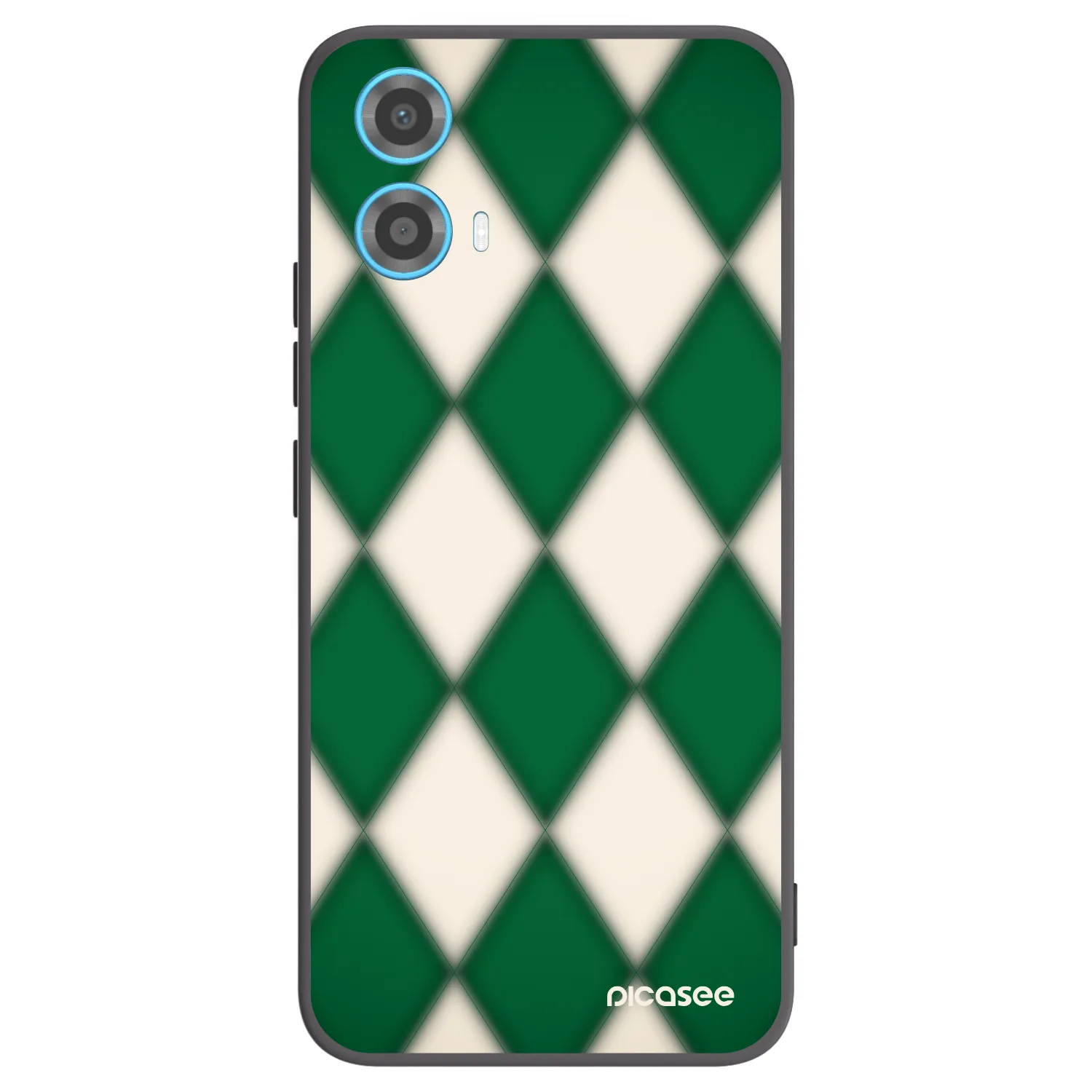 Picasee silikonowe czarne etui na Motorola Moto G34 5G - Emerald Diamond