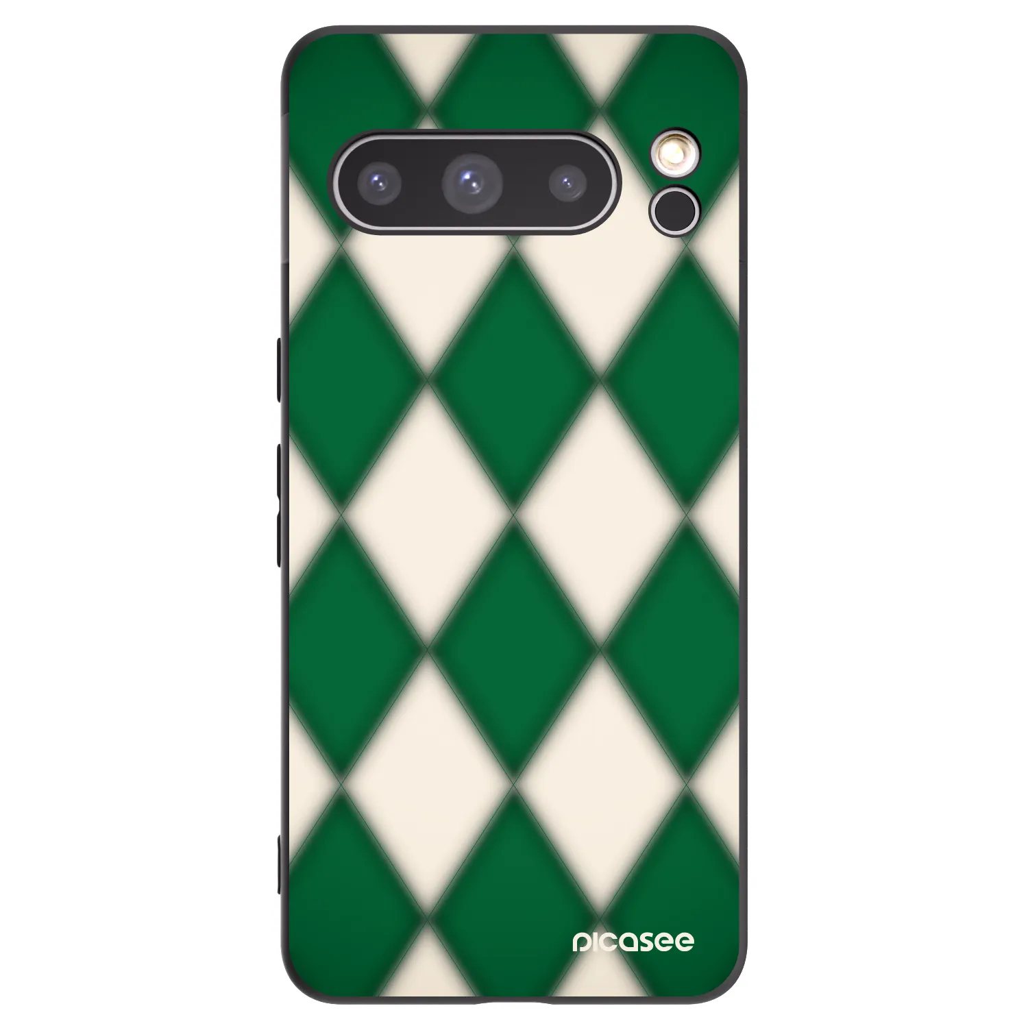 Picasee silikonowe czarne etui na Google Pixel 8 Pro - Emerald Diamond