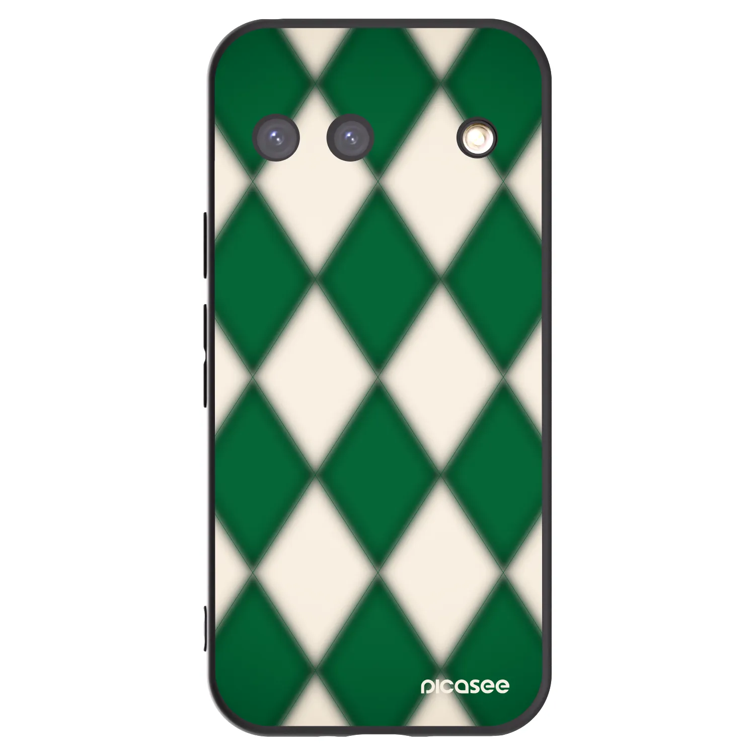 Picasee silikonowe czarne etui na Google Pixel 9 - Emerald Diamond