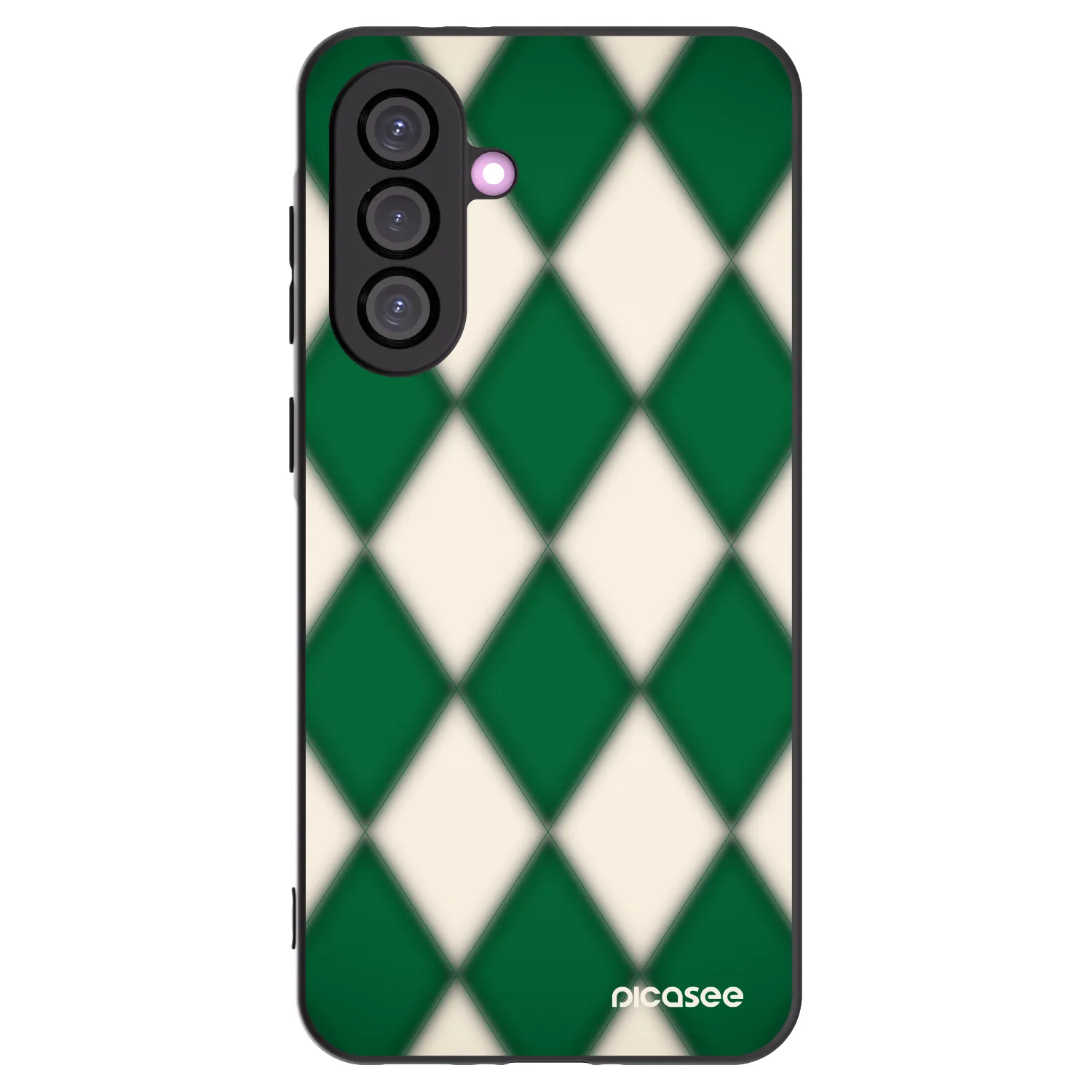 Picasee silikonowe czarne etui na Samsung Galaxy A36 5G - Emerald Diamond