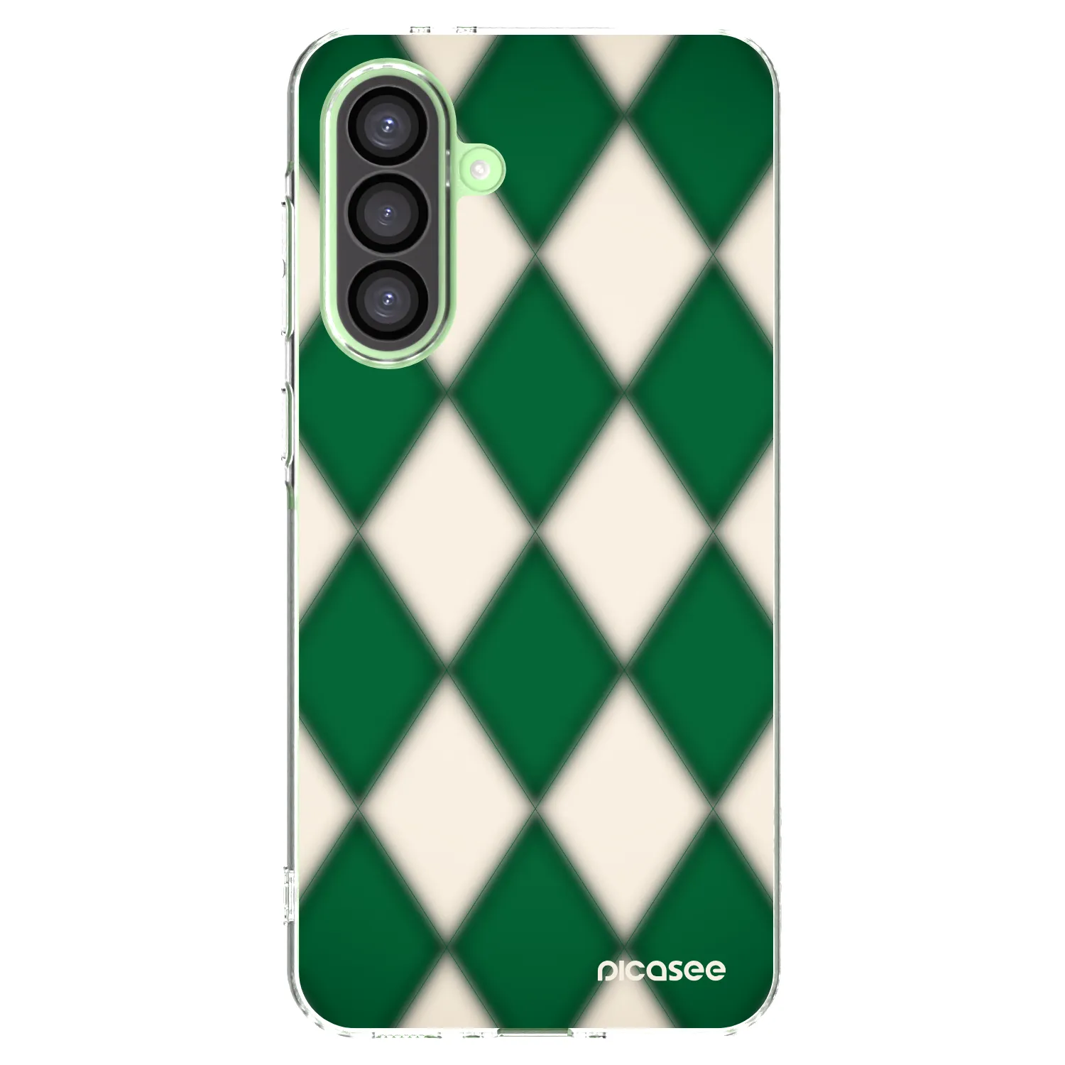 Picasee silikonowe przeźroczyste etui na Samsung Galaxy A26 5G A266B - Emerald Diamond