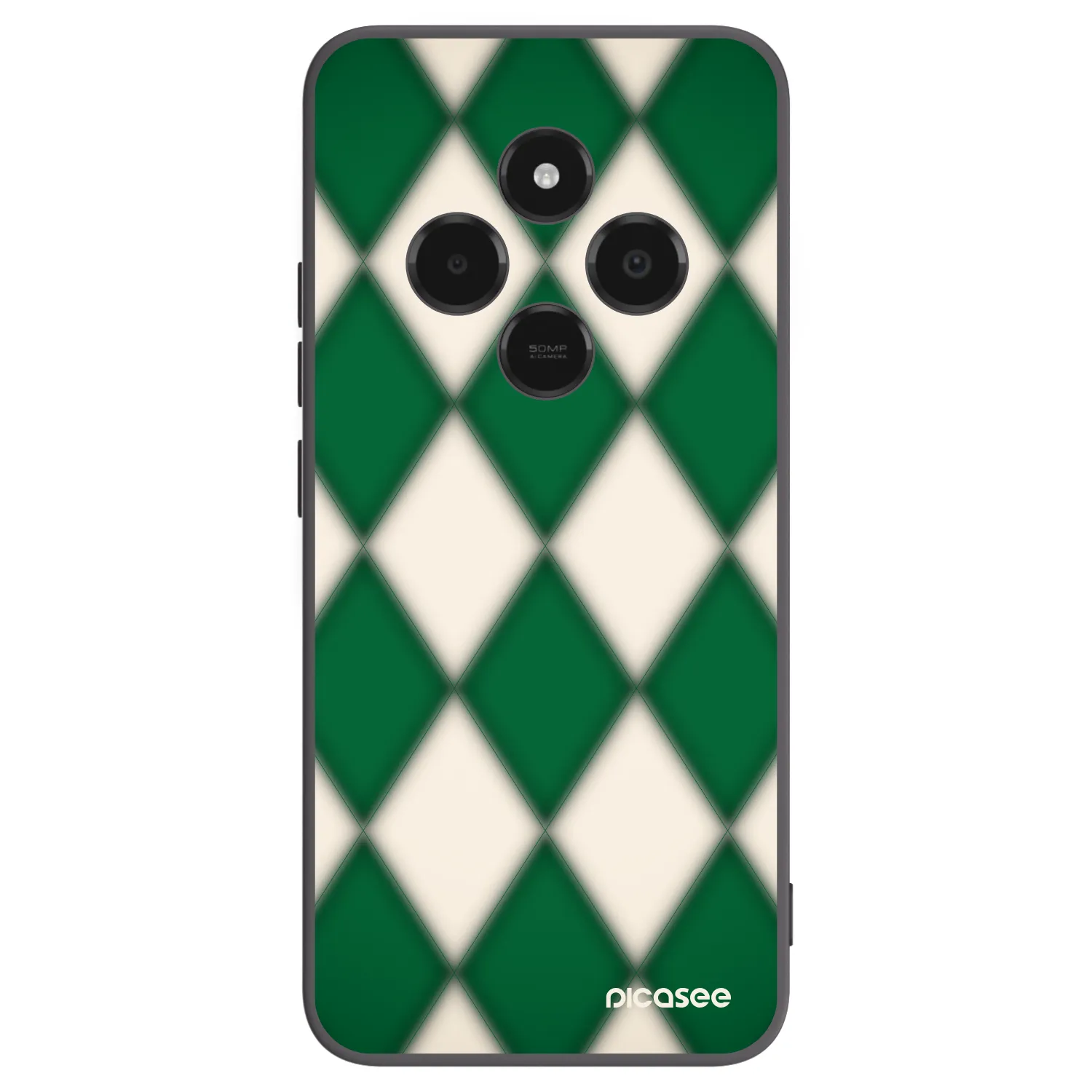 Picasee silikonowe czarne etui na Xiaomi Poco C75 - Emerald Diamond