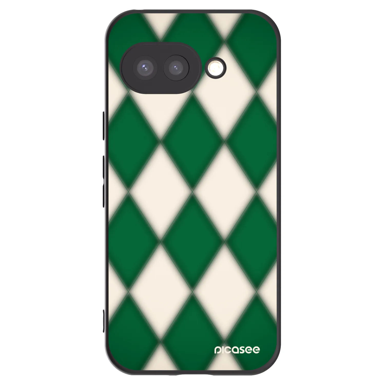 Picasee silikonowe czarne etui na Google Pixel 9a - Emerald Diamond
