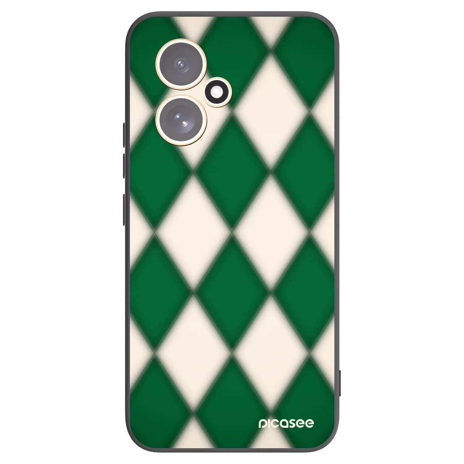 Picasee silikonowe czarne etui na Honor 400 5G - Emerald Diamond