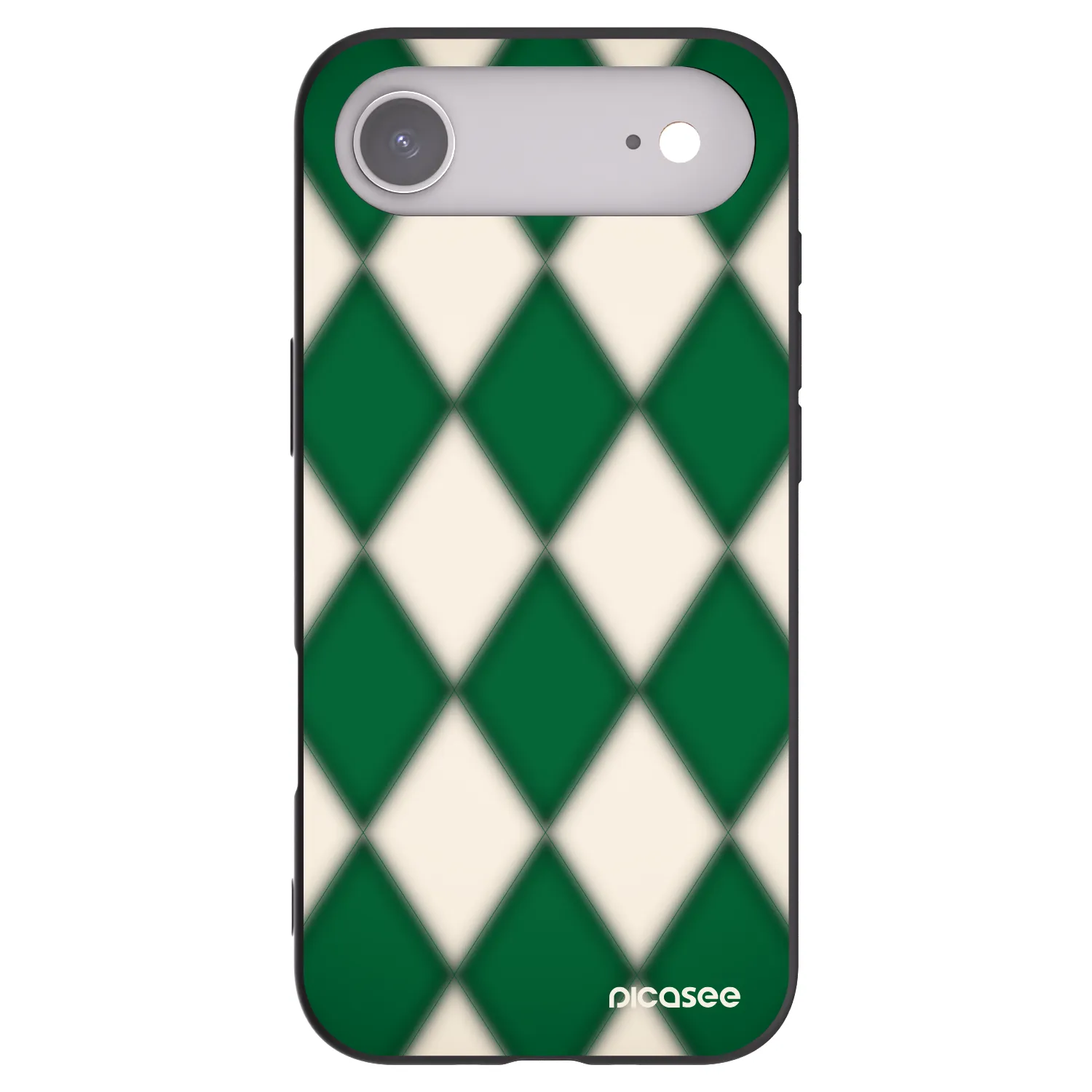 Picasee silikonowe czarne etui na Apple iPhone Air - Emerald Diamond
