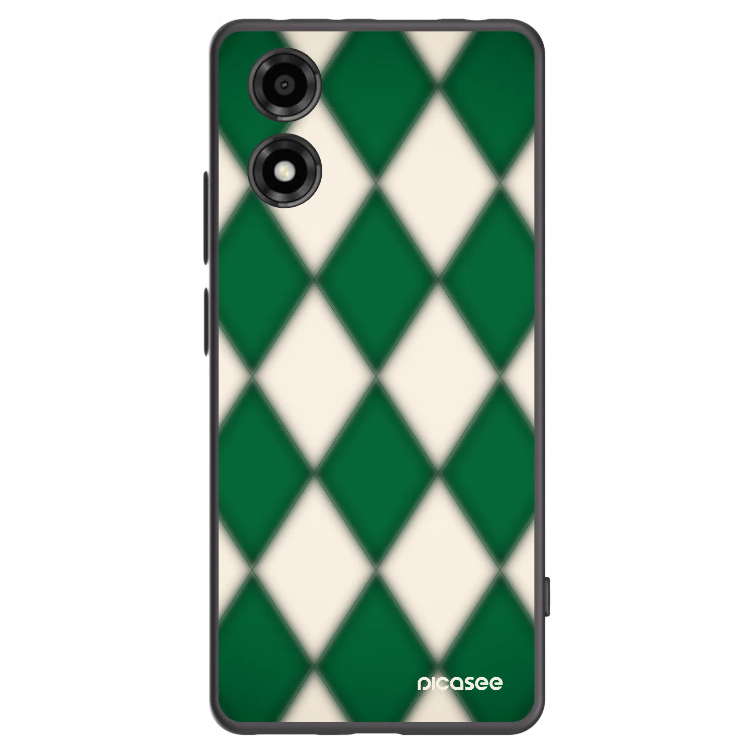 Picasee silikonowe czarne etui na Motorola Moto E14 - Emerald Diamond