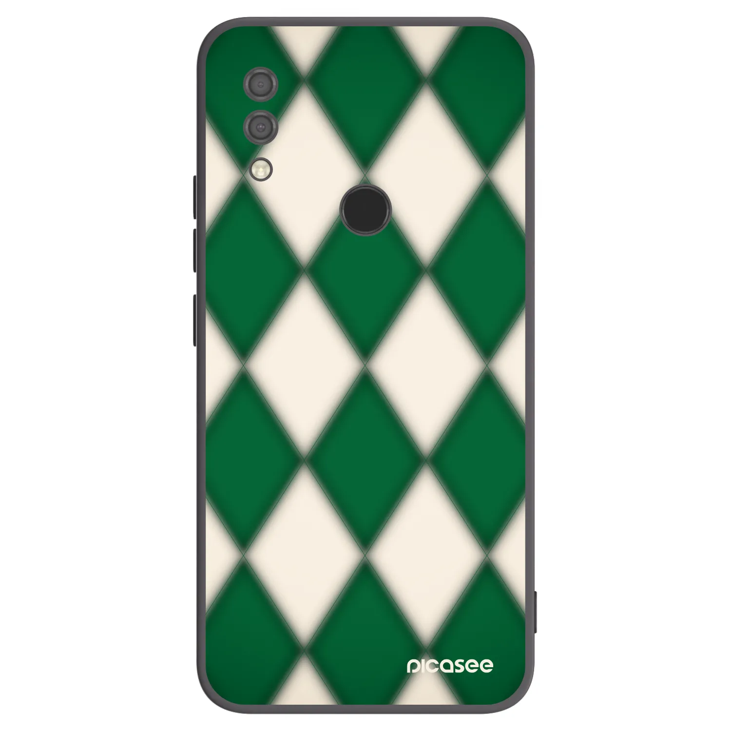 Picasee silikonowe czarne etui na Xiaomi Redmi 7 - Emerald Diamond
