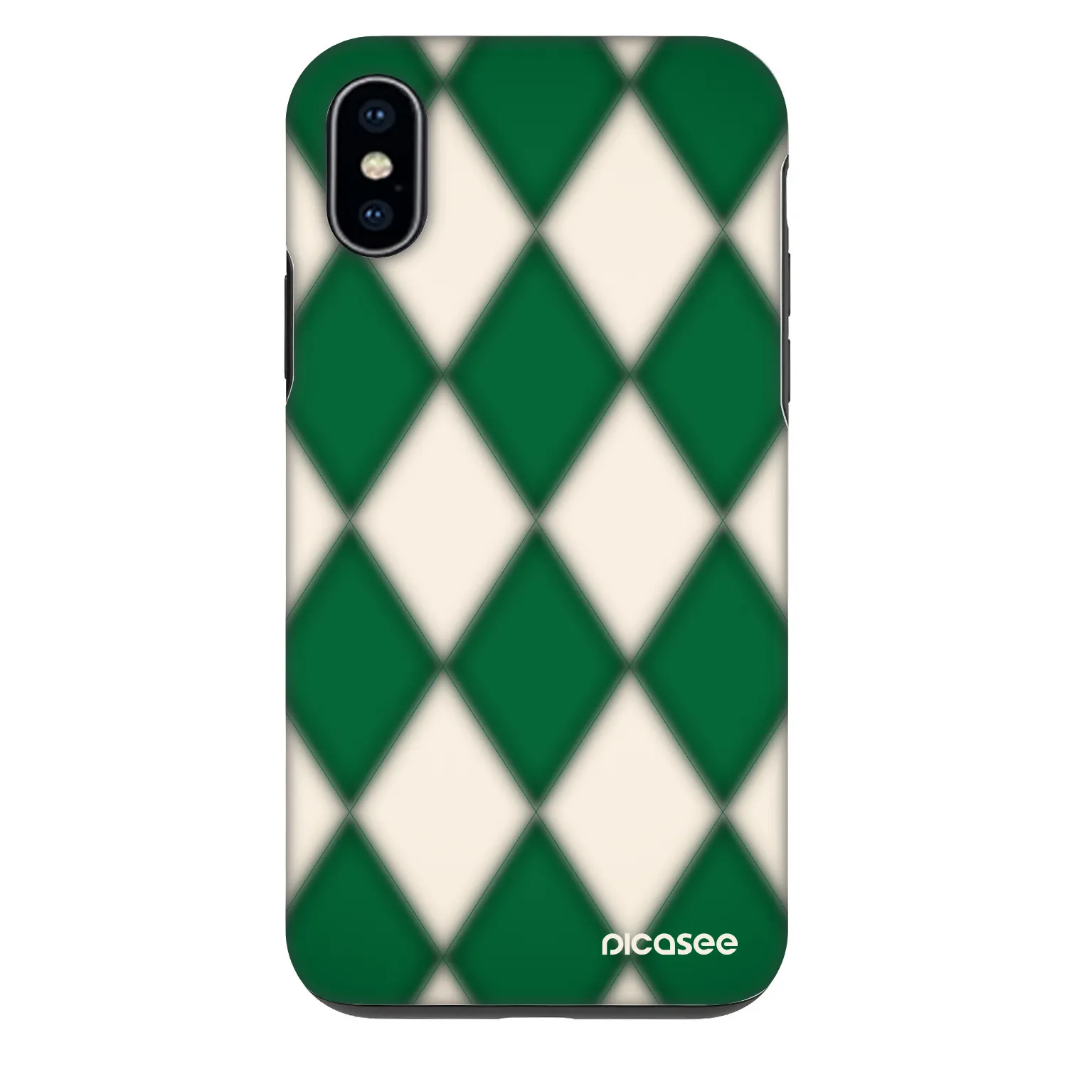 Picasee Fashion Case na Apple iPhone X/XS - Emerald Diamond