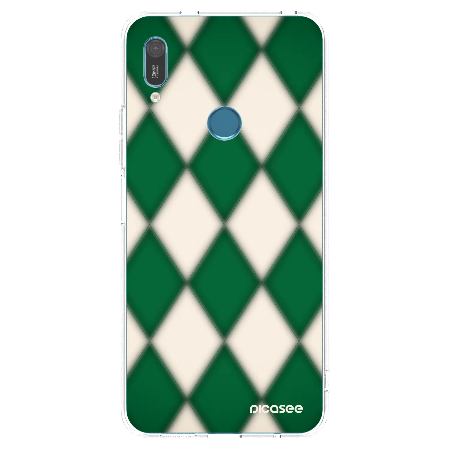 Picasee silikonowe przeźroczyste etui na Huawei Y6 2019 - Emerald Diamond