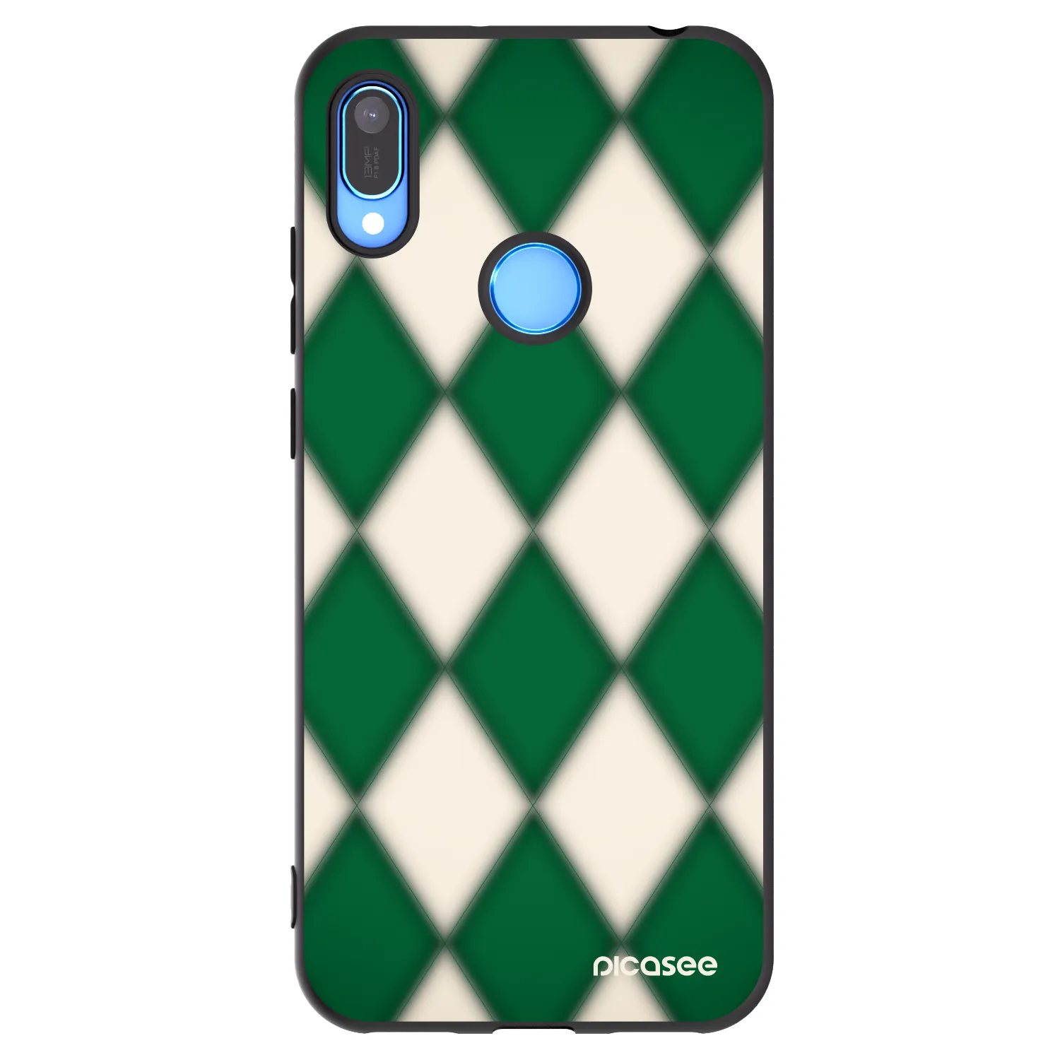 Picasee silikonowe czarne etui na Huawei Y6 2019 - Emerald Diamond