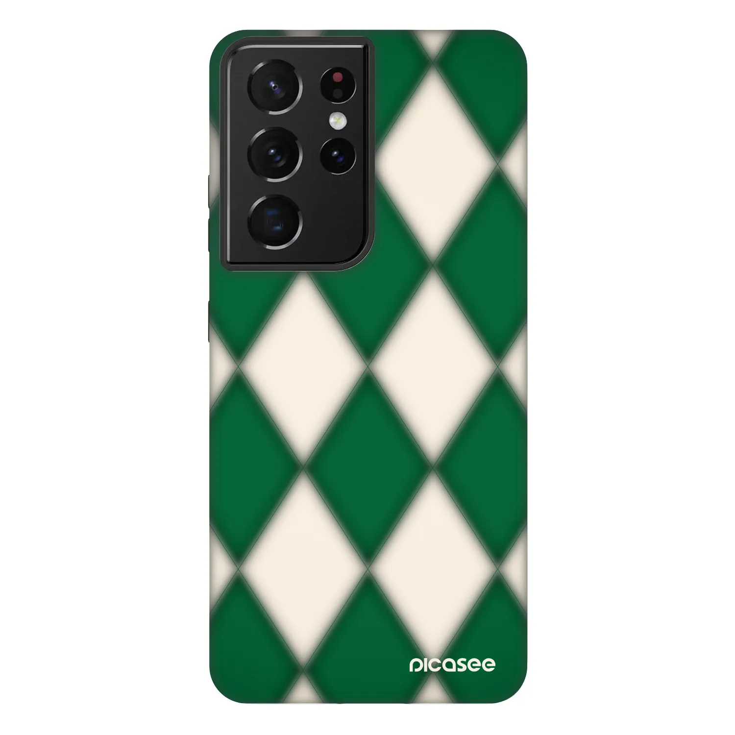 Picasee Fashion Case na Samsung Galaxy S21 Ultra 5G G998B - Emerald Diamond